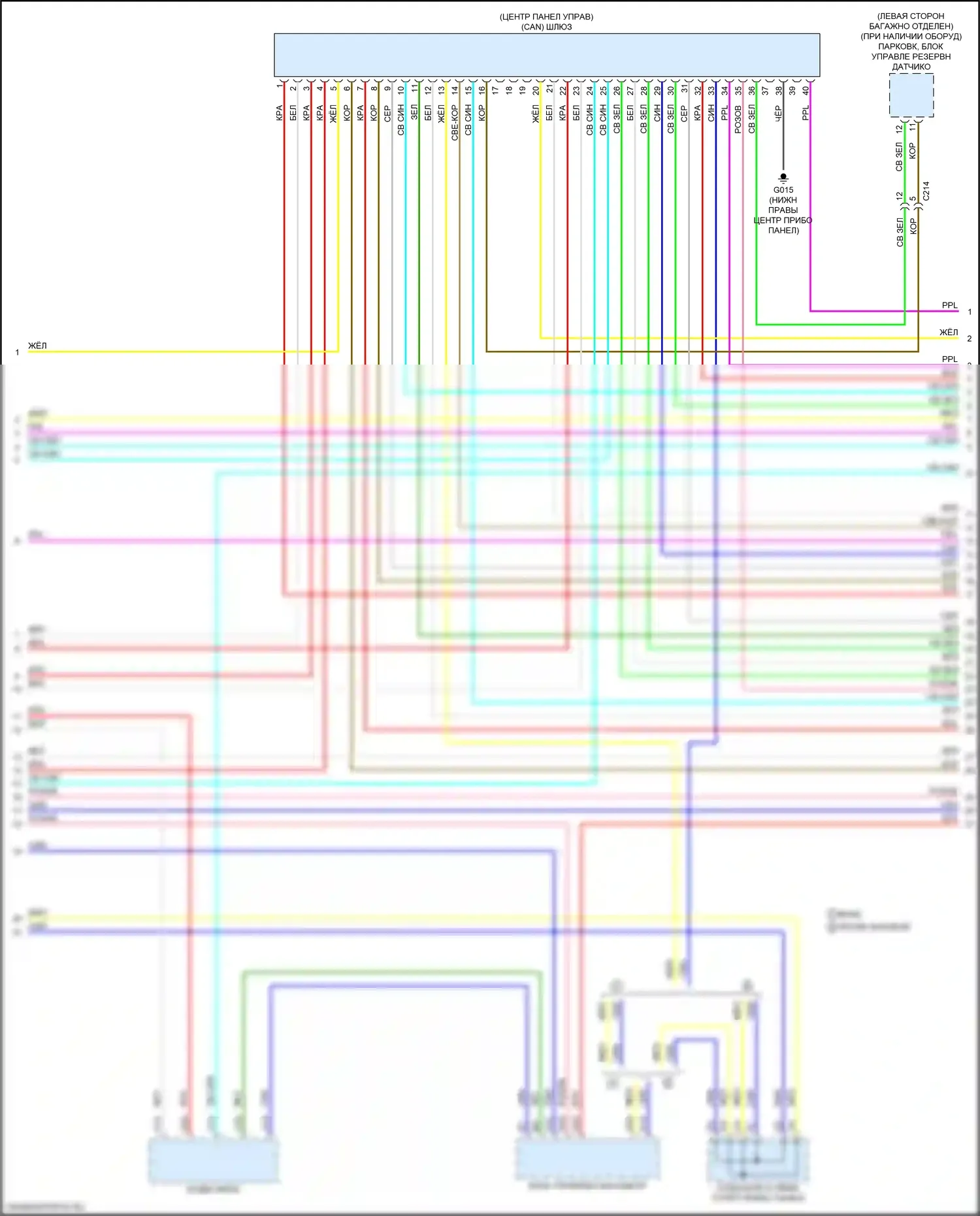 Integra Acura IV (2022-2024): Can шина электросхема (2 из 5) 