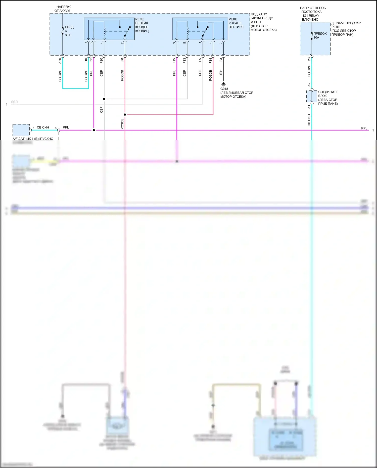 Integra Acura IV (2022-2024): Электросхема климат контроля (4 из 5) 