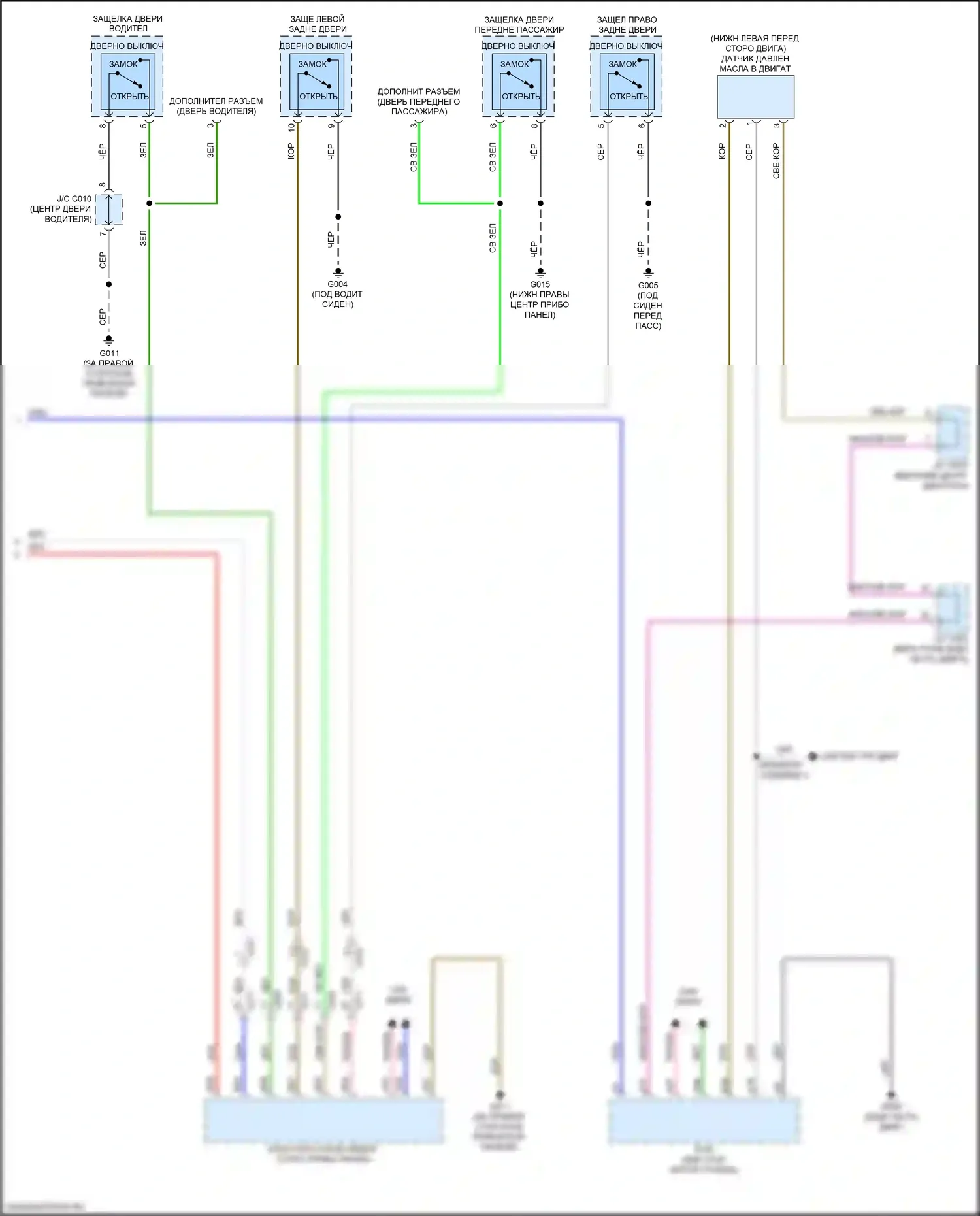 Integra Acura IV (2022-2024): Электросхема приборной панели (4 из 4) 