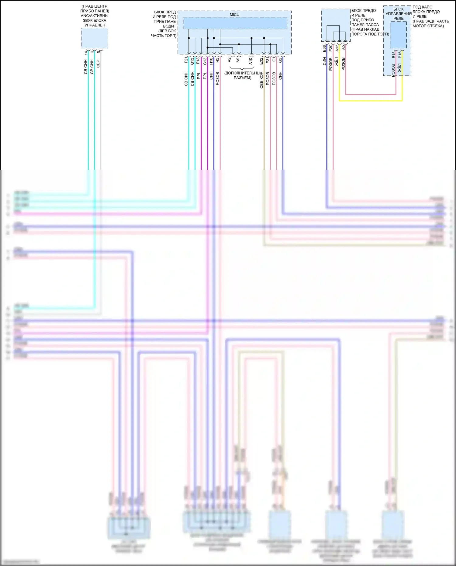 MDX Acura III рестайлинг 2 (2016-2021): Can шина электросхема, за исключением гибридной без автоматической остановки на холостом ходу (4 из 5) 