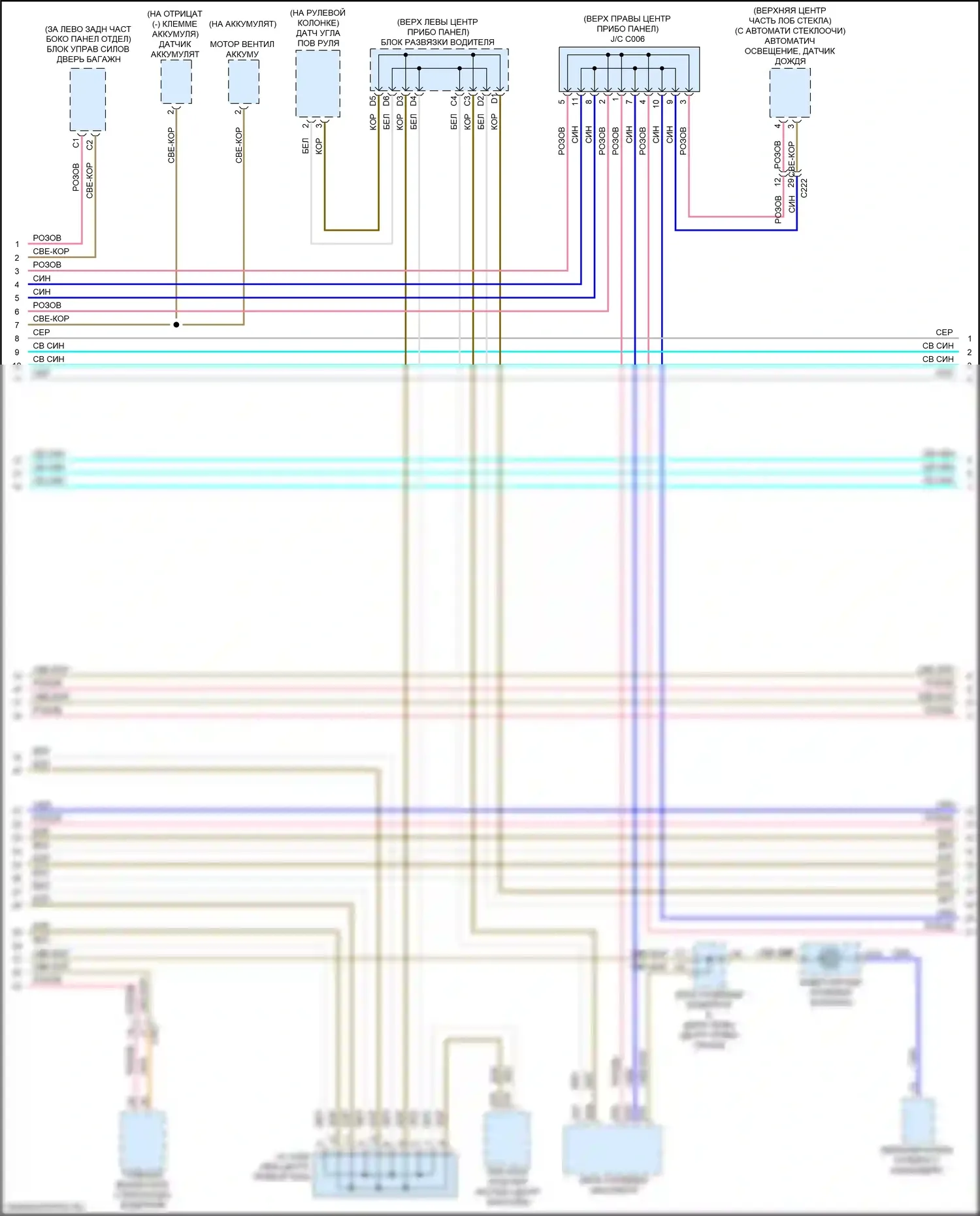 MDX Acura III рестайлинг 2 (2016-2021): Can шина электросхема, за исключением гибридной с автоматической остановкой на холостом ходу (4 из 5) 