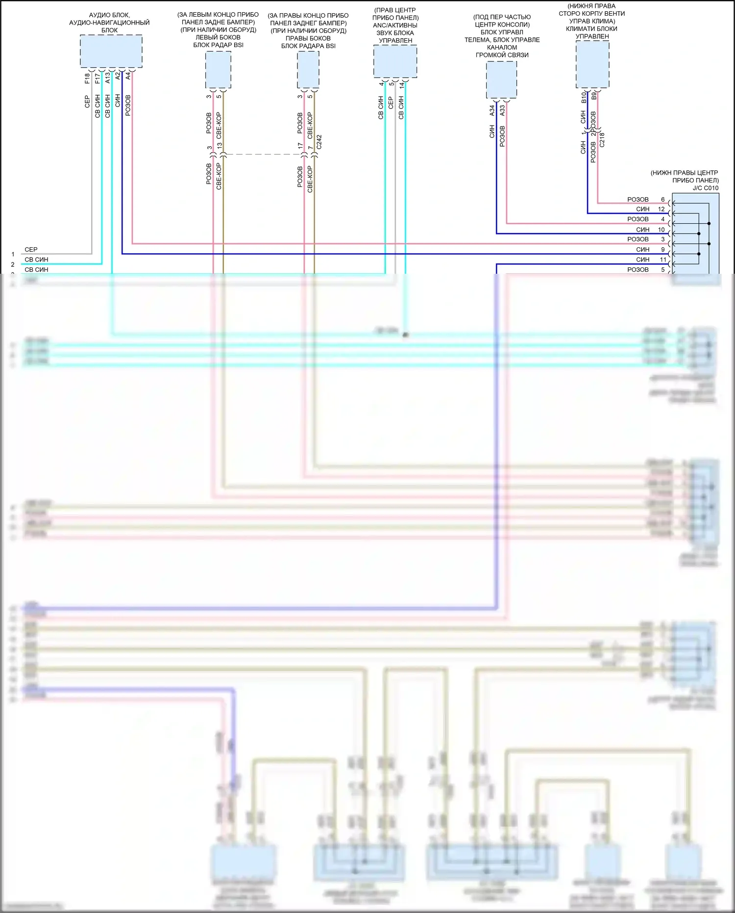 MDX Acura III рестайлинг 2 (2016-2021): Can шина электросхема, за исключением гибридной с автоматической остановкой на холостом ходу (5 из 5) 