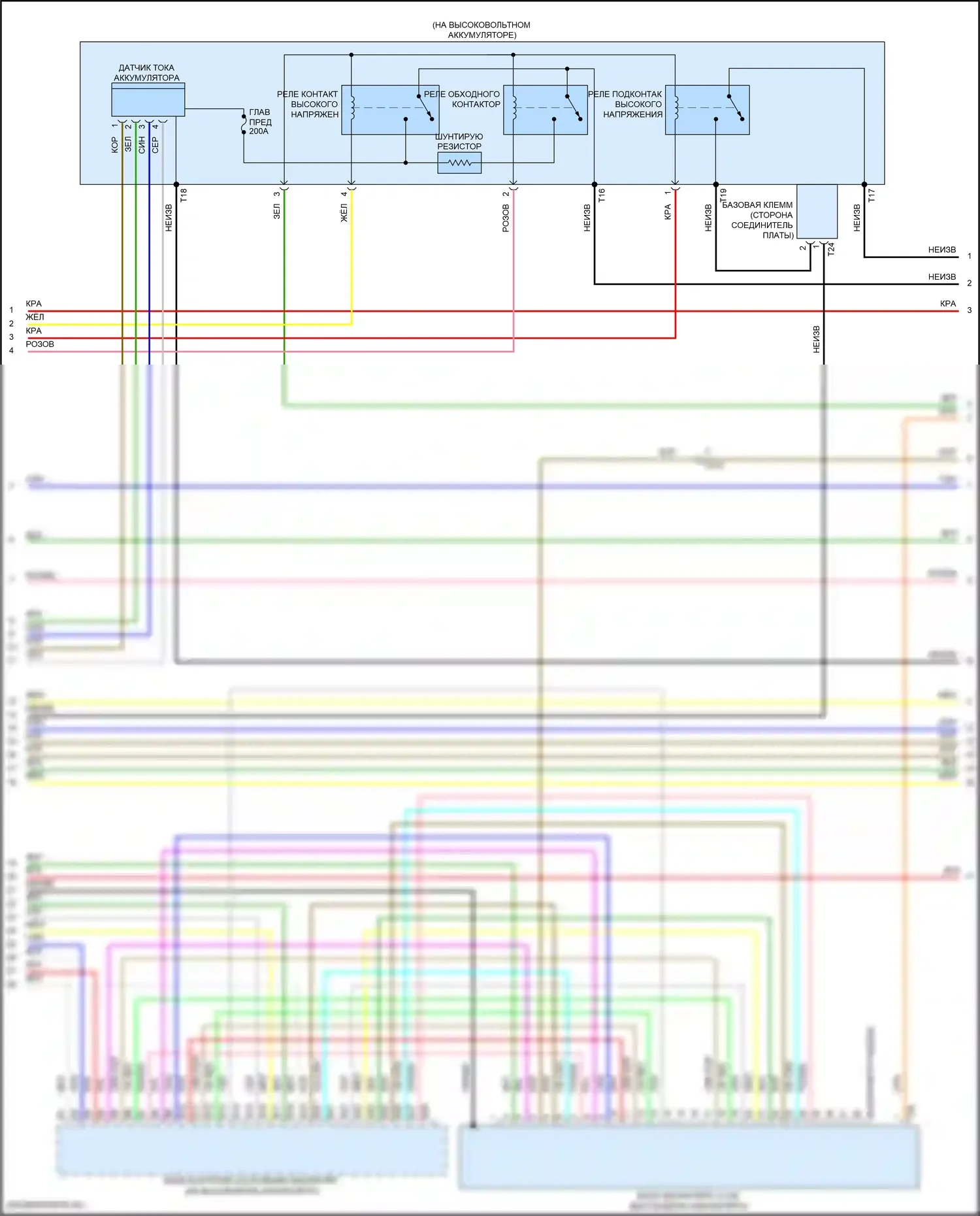 MDX Acura III рестайлинг 2 (2016-2021): Электросхема двигателя 3.0l гибрид, электросхема гибридной системы (3 из 8) 