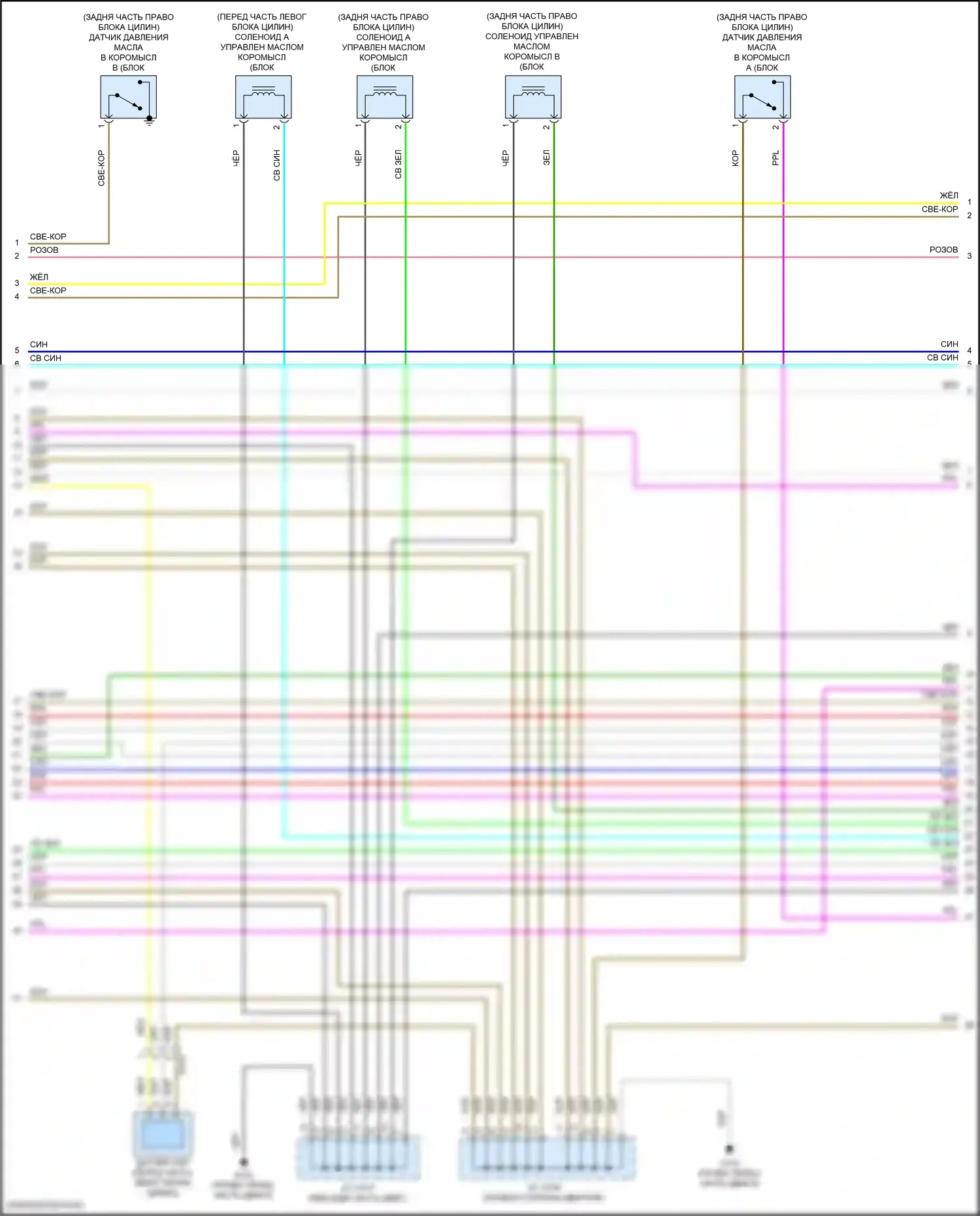 MDX Acura III рестайлинг 2 (2016-2021): Электросхема двигателя 3.5l (8 из 9) 