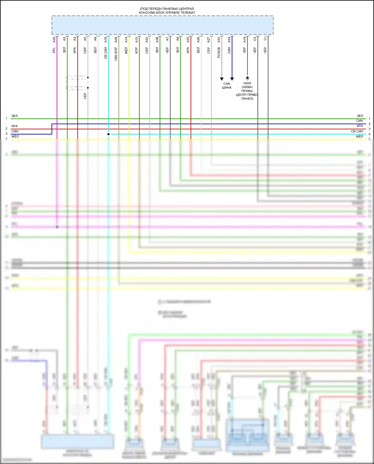 MDX Acura III рестайлинг 2 (2016-2021): Электросхема навигации, гибридная (3 из 9) 