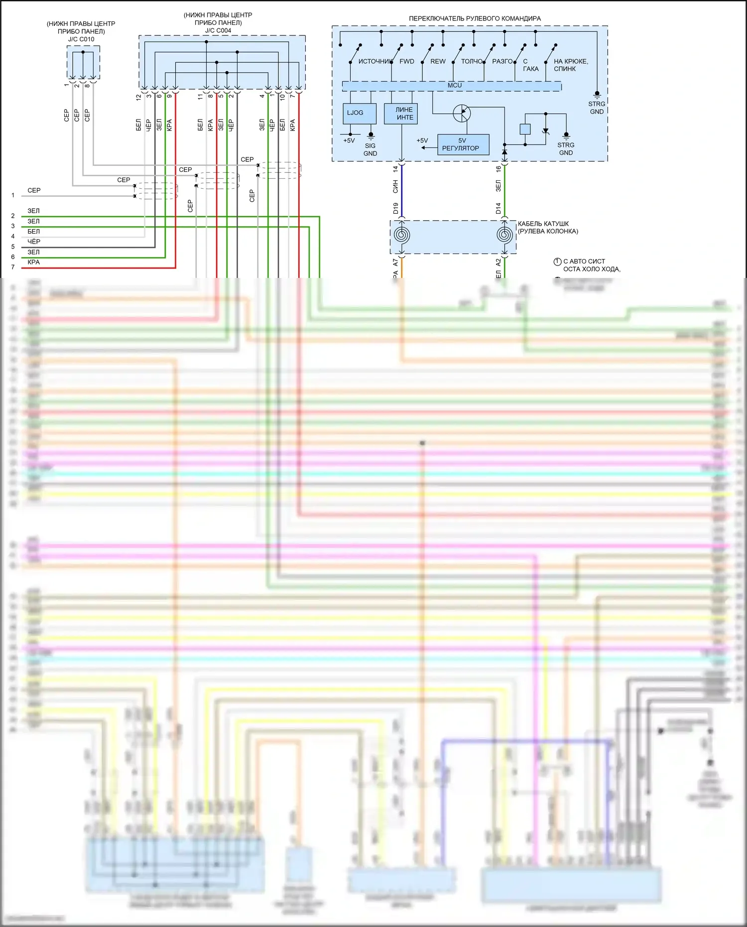 MDX Acura III рестайлинг (2015-2016): Электросхема навигации (7 из 9) 