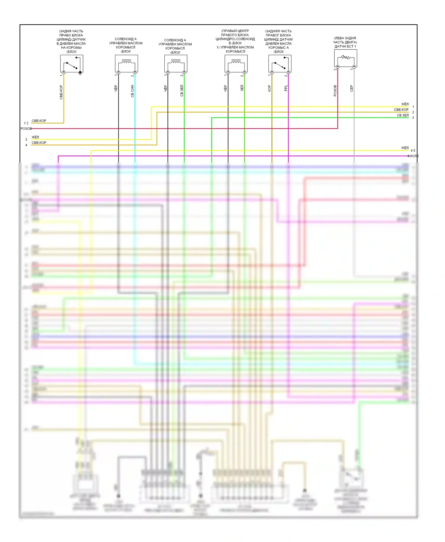 MDX Acura III (2013-2015): Электросхема двигателя 3.7л (8 из 9) 