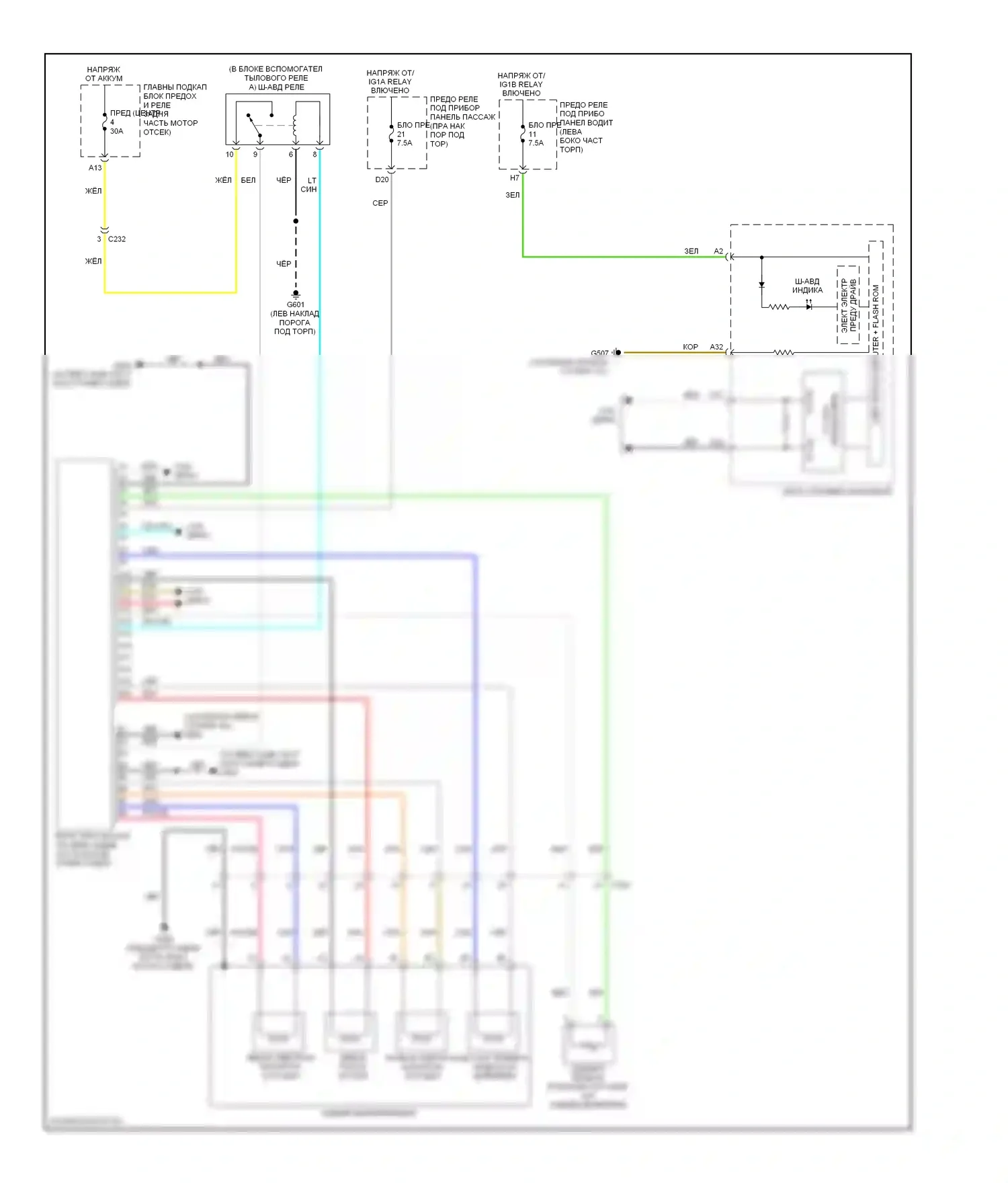 MDX Acura III (2013-2015): Электросхема awd 