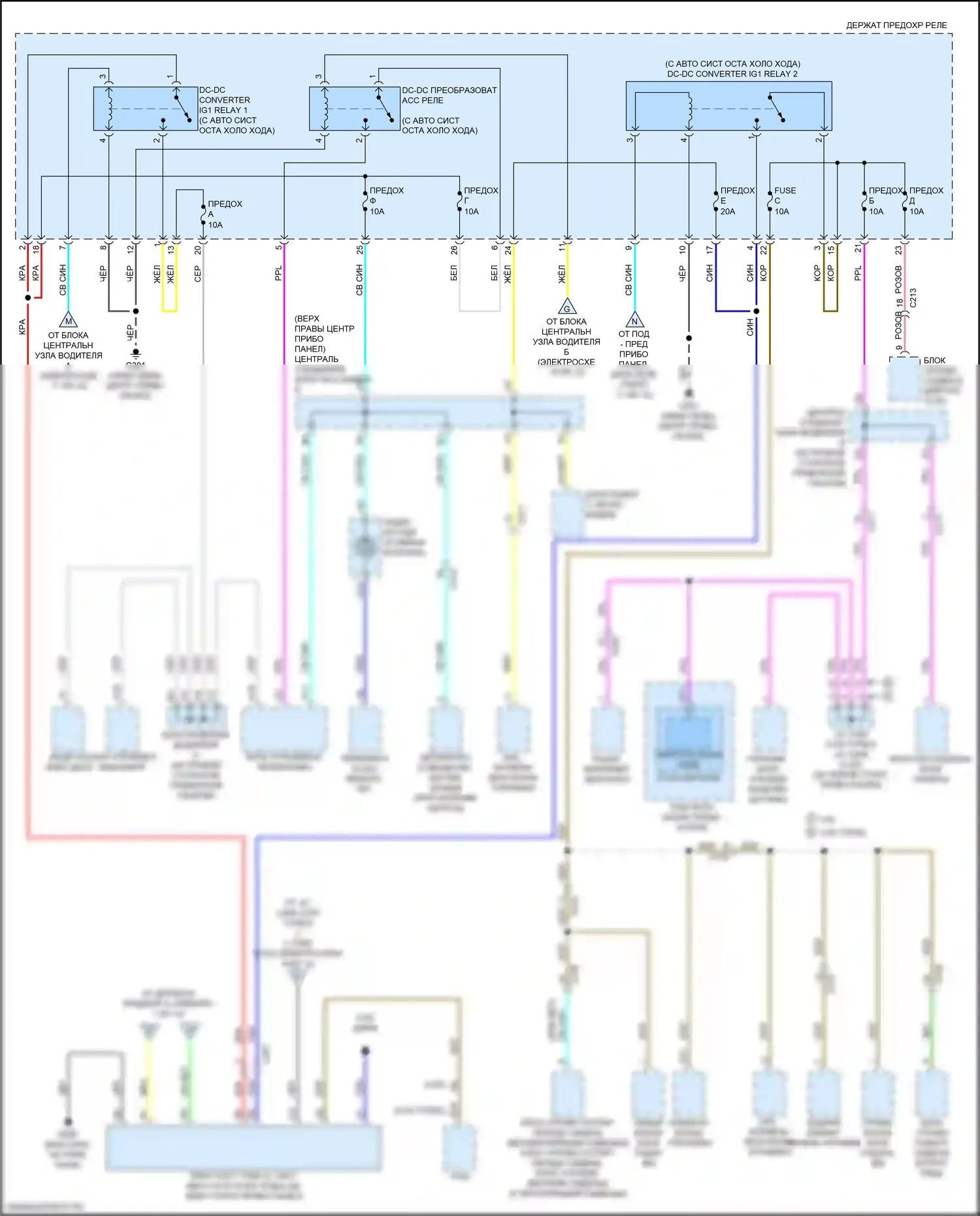 MDX Acura IV (2021-2024): Электросхема блока предохранителей реле (6 из 12) 