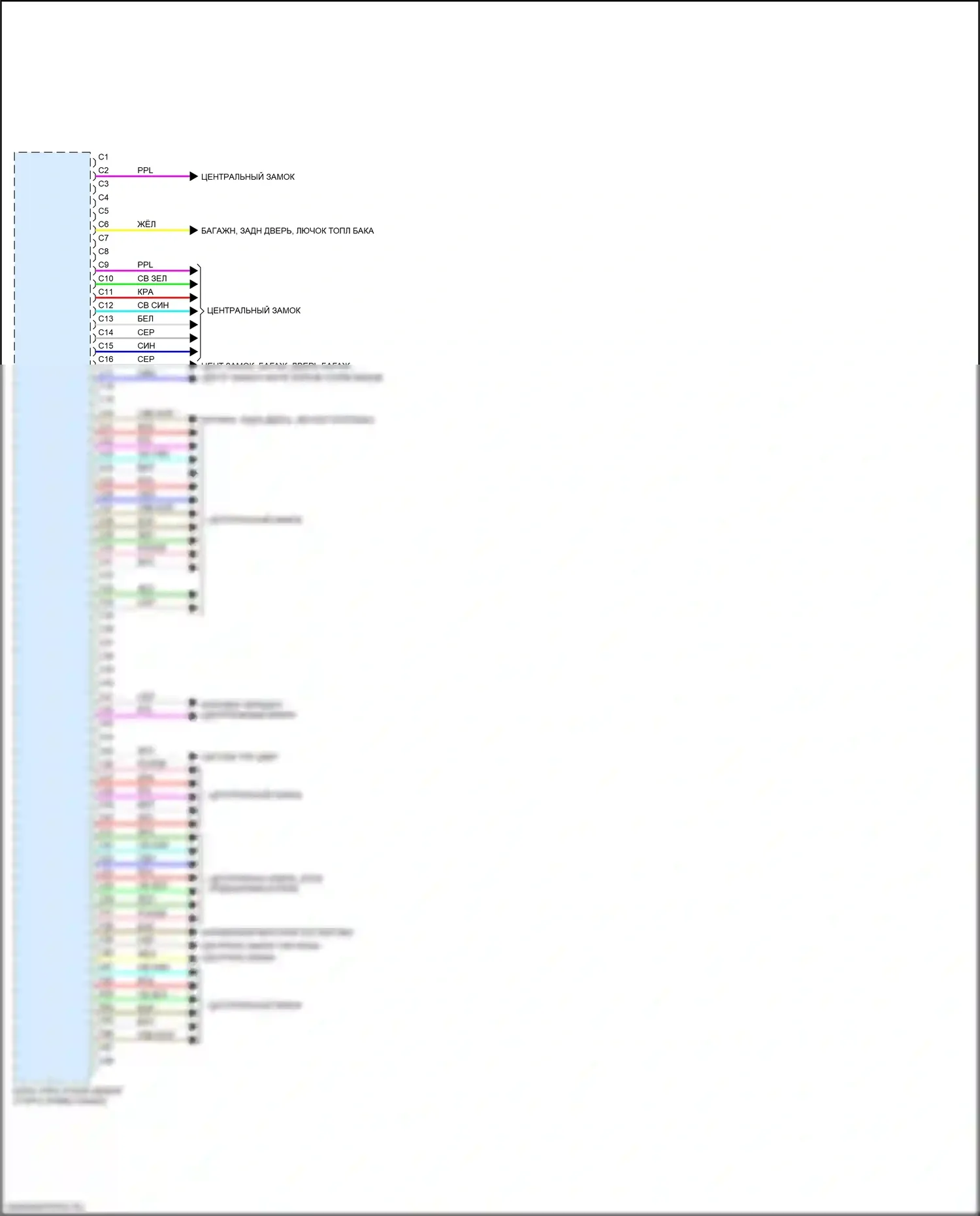 MDX Acura IV (2021-2024): Электросхема управления кузовом (2 из 2) 