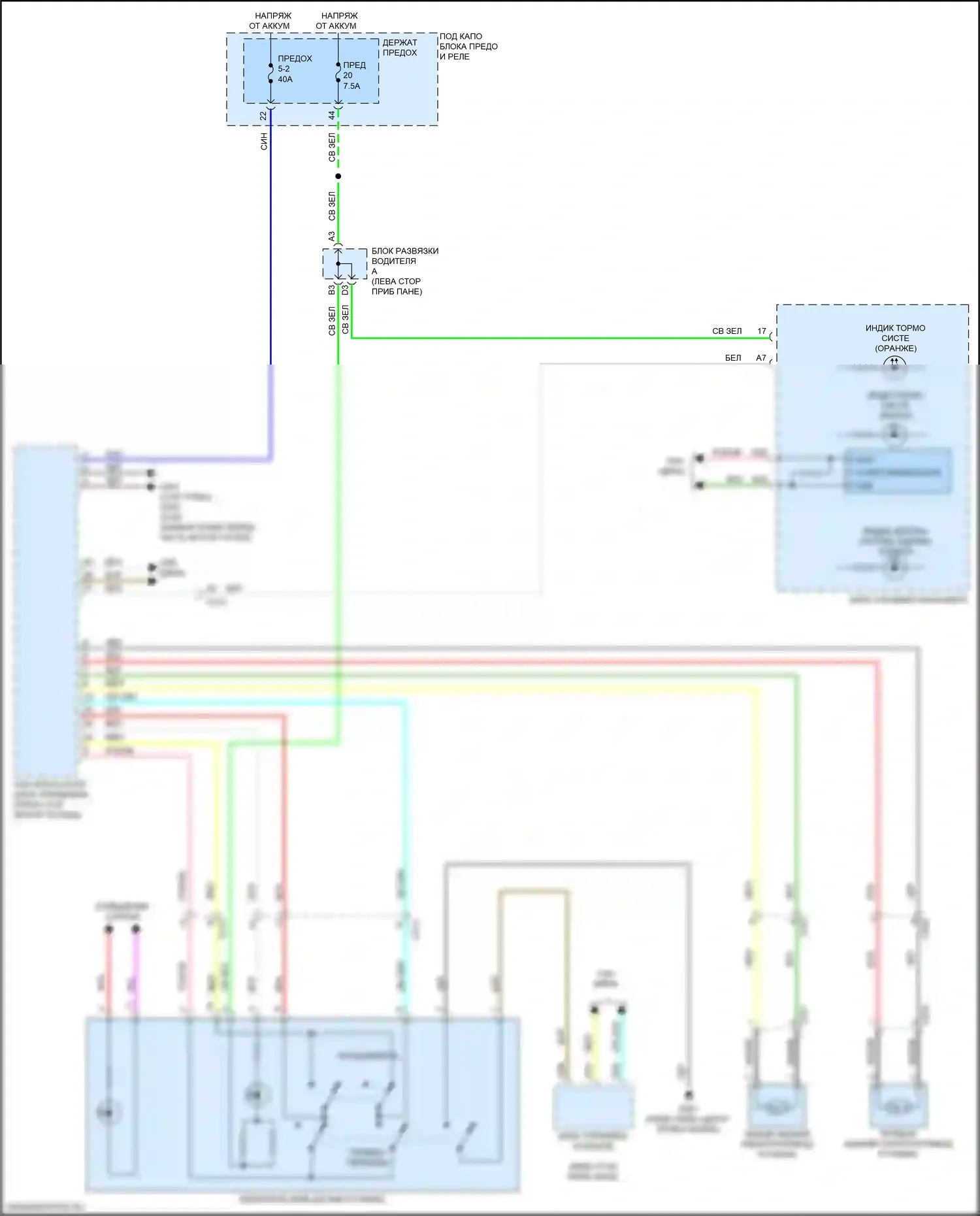 MDX Acura IV (2021-2024): Электрический ручник электросхема 