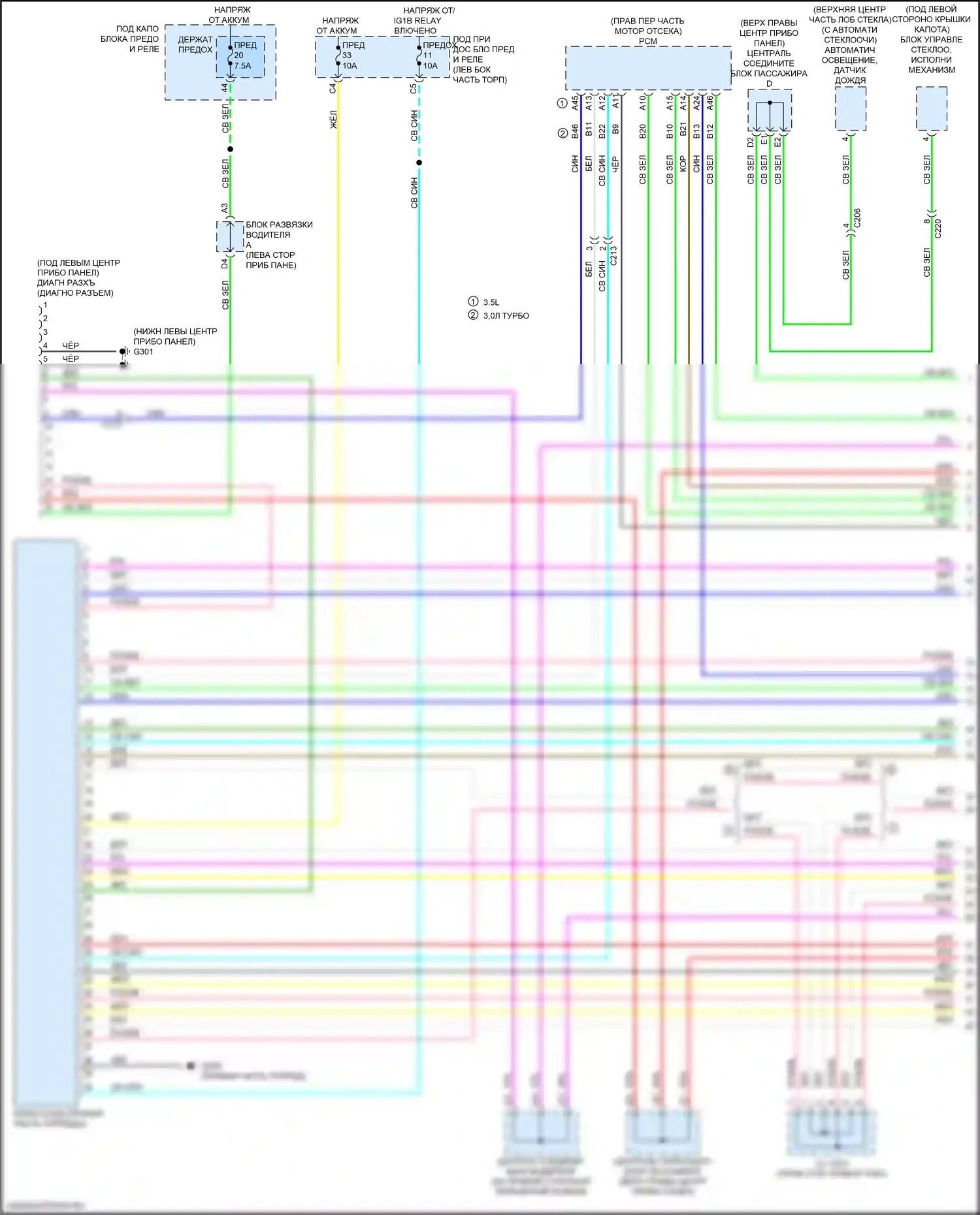 MDX Acura IV (2021-2024): Can шина электросхема (1 из 8) 