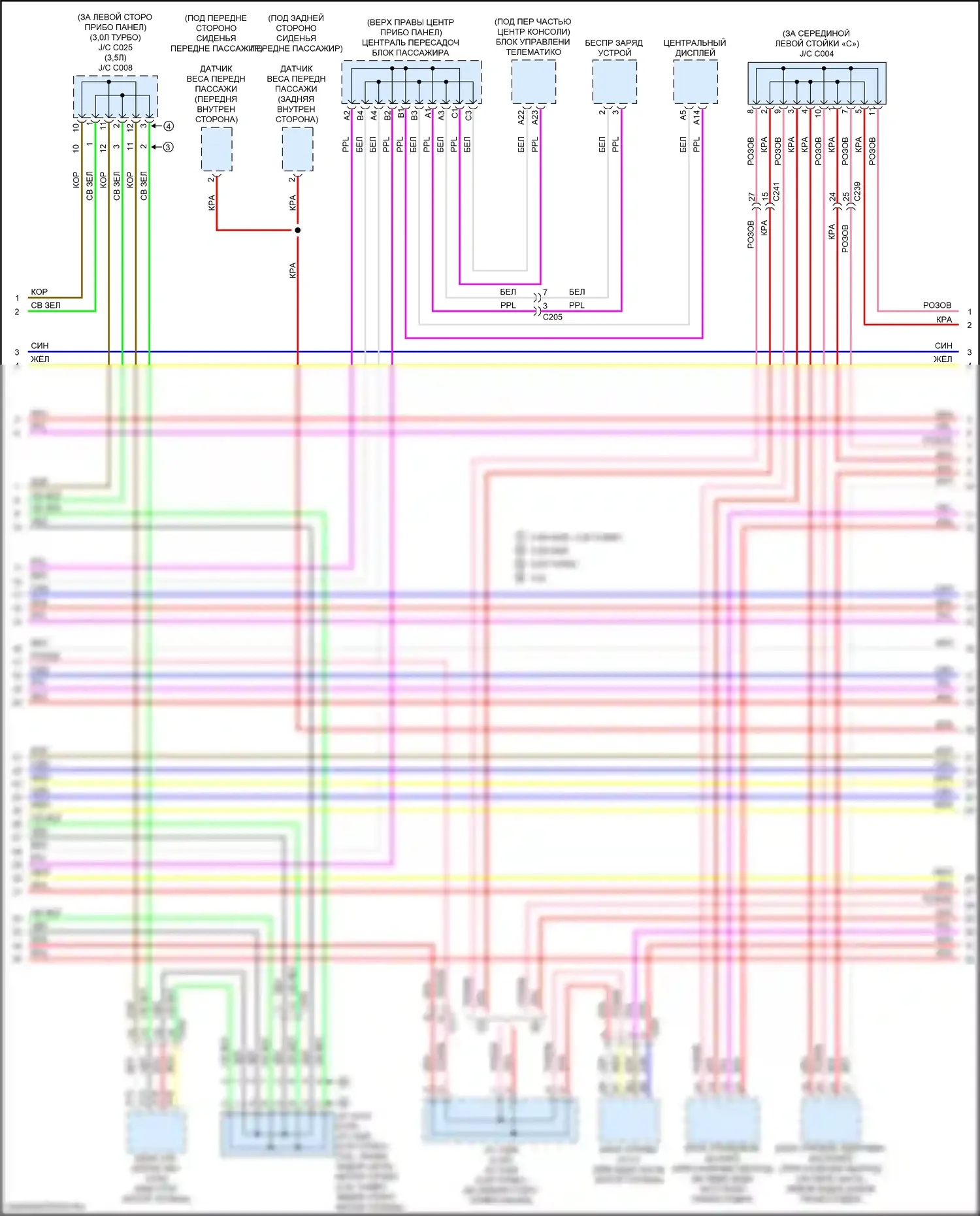 MDX Acura IV (2021-2024): Can шина электросхема (4 из 8) 