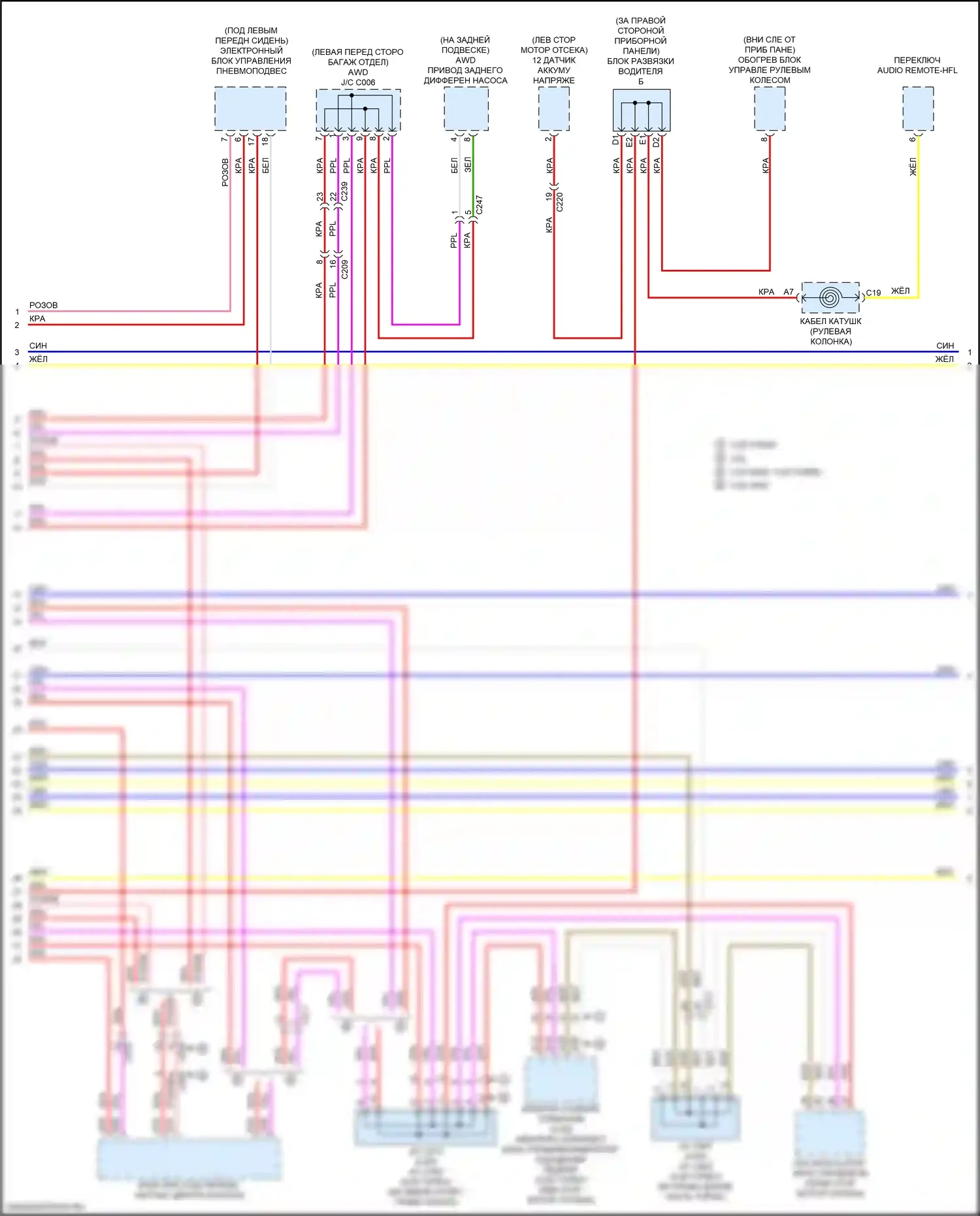 MDX Acura IV (2021-2024): Can шина электросхема (5 из 8) 