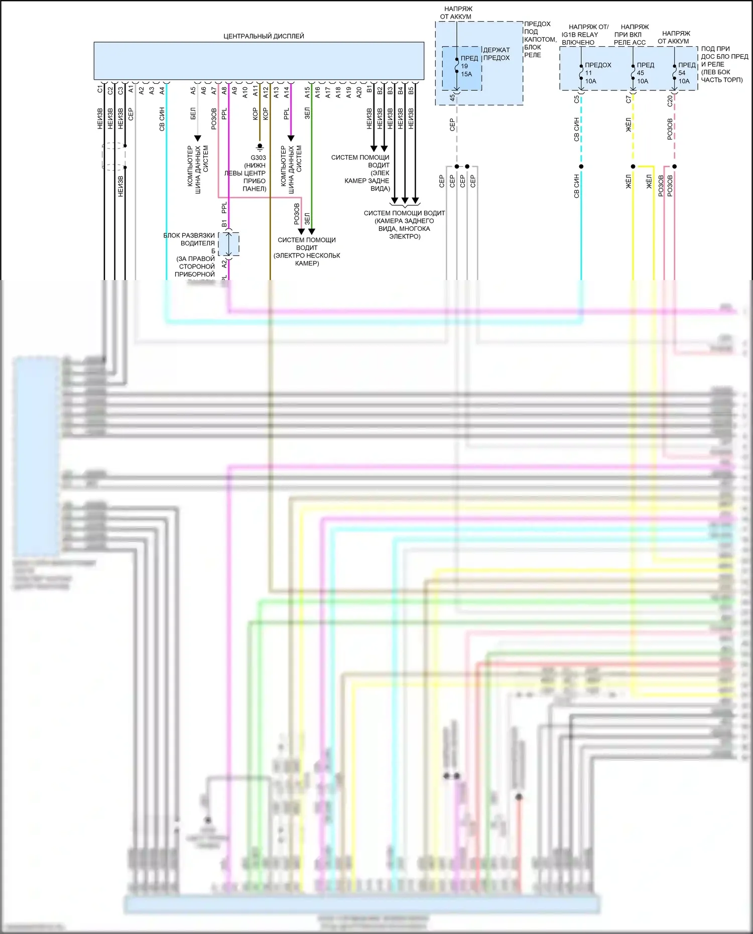 MDX Acura IV (2021-2024): Электросхема магнитолы, 12 динамиков (1 из 5) 