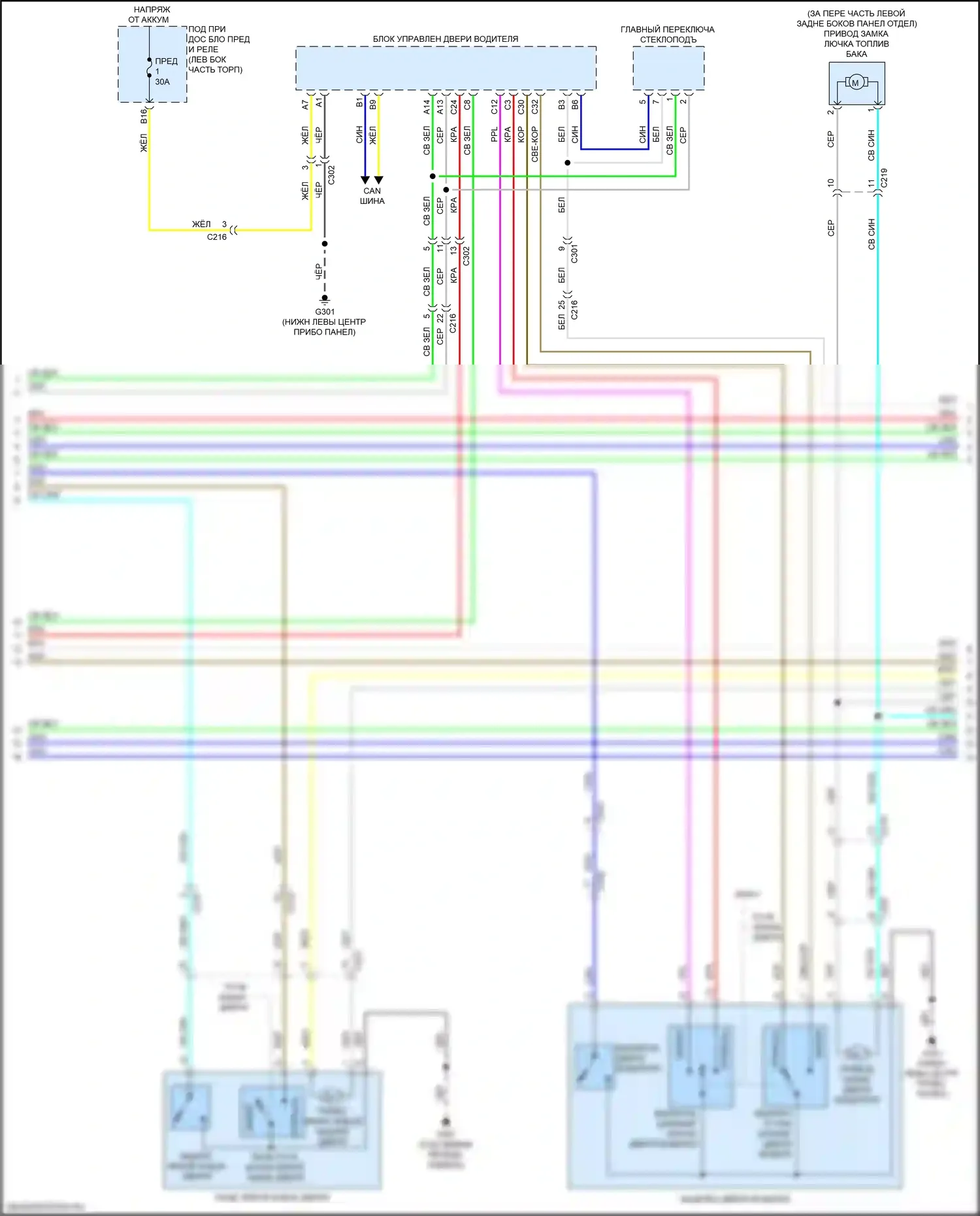 MDX Acura IV (2021-2024): Сигнализации электросхема (5 из 6) 