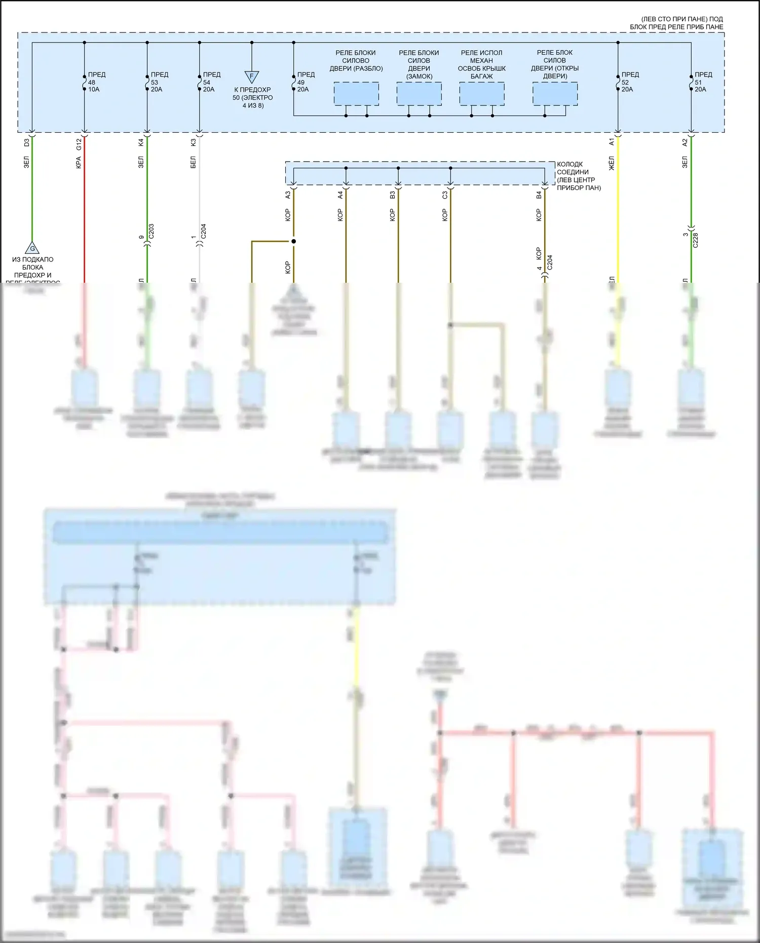 TLX Acura II (2020-2024): Электросхема блока предохранителей реле (3 из 8) 