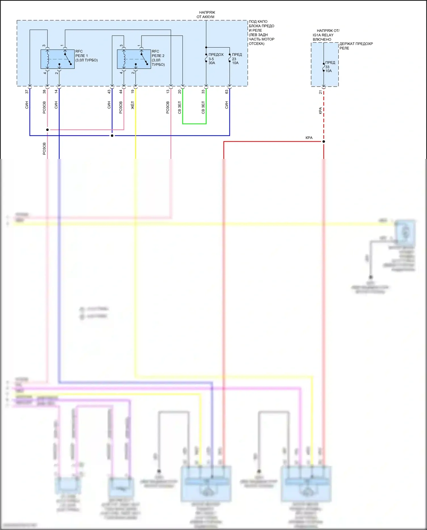 TLX Acura II (2020-2024): Электросхема климат контроля (4 из 4) 
