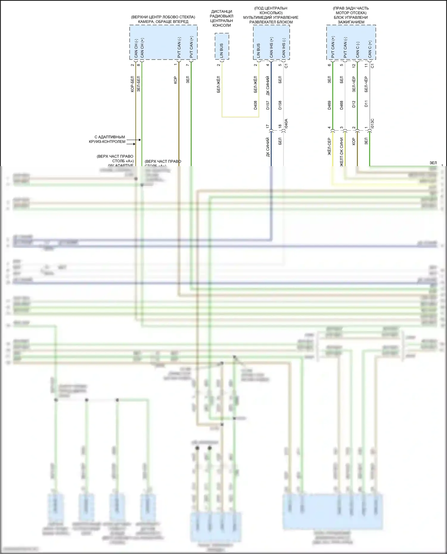 Giulia Alfa Romeo 952 (2016-2024): Can шина электросхема (3 из 6) 