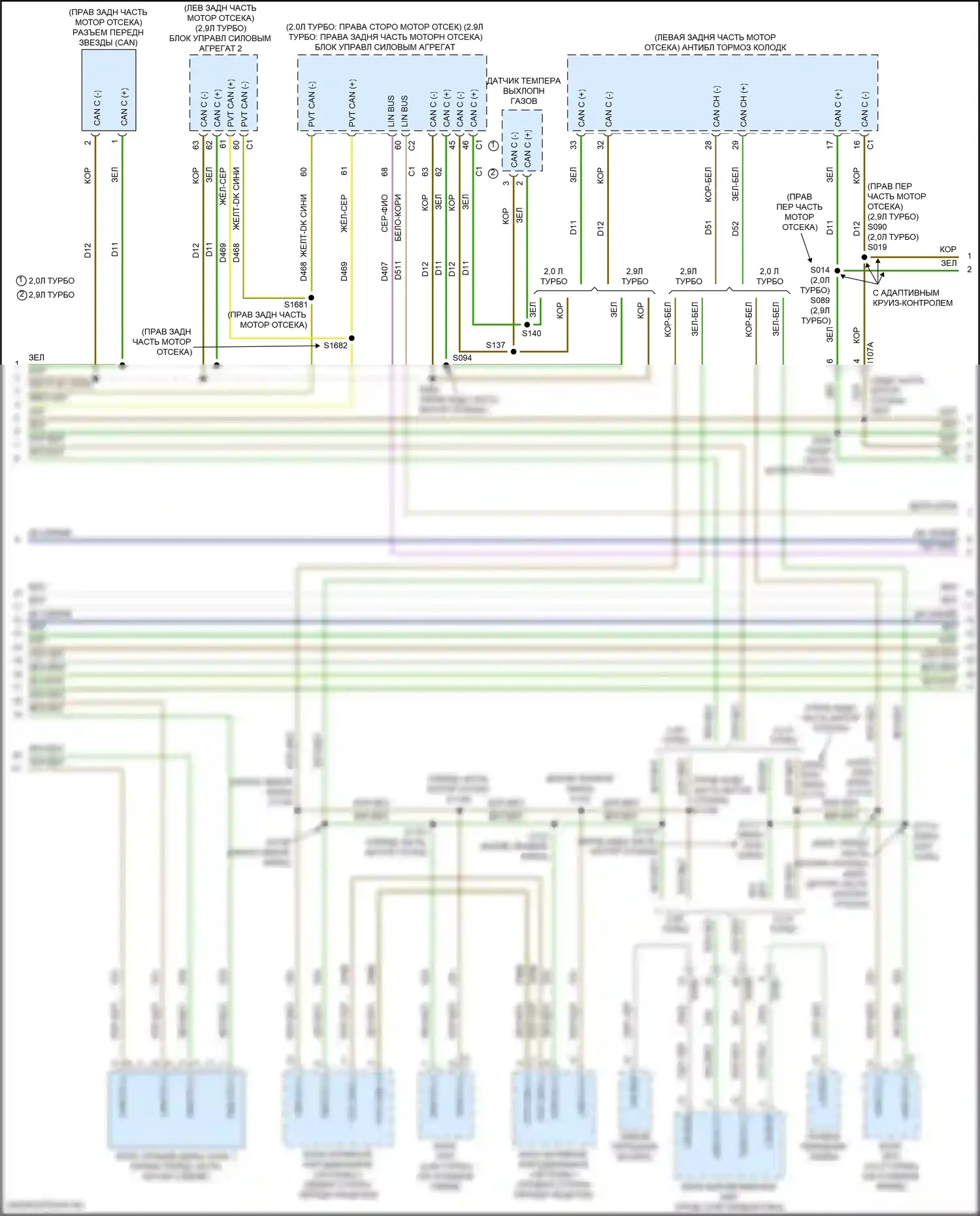 Giulia Alfa Romeo 952 (2016-2024): Can шина электросхема (4 из 6) 
