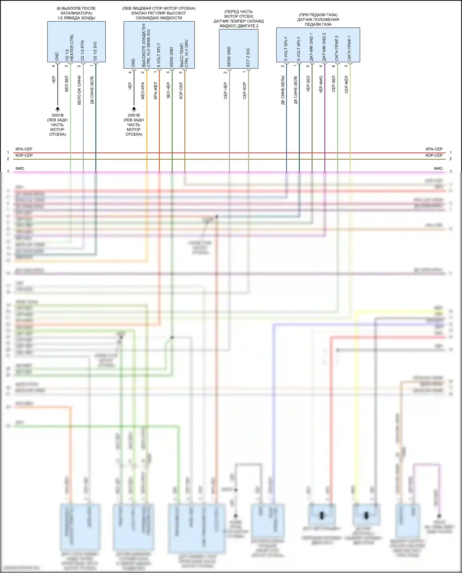 Giulia Alfa Romeo 952 (2016-2024): Электросхема двигателя 2.0л турбо (2 из 7) 