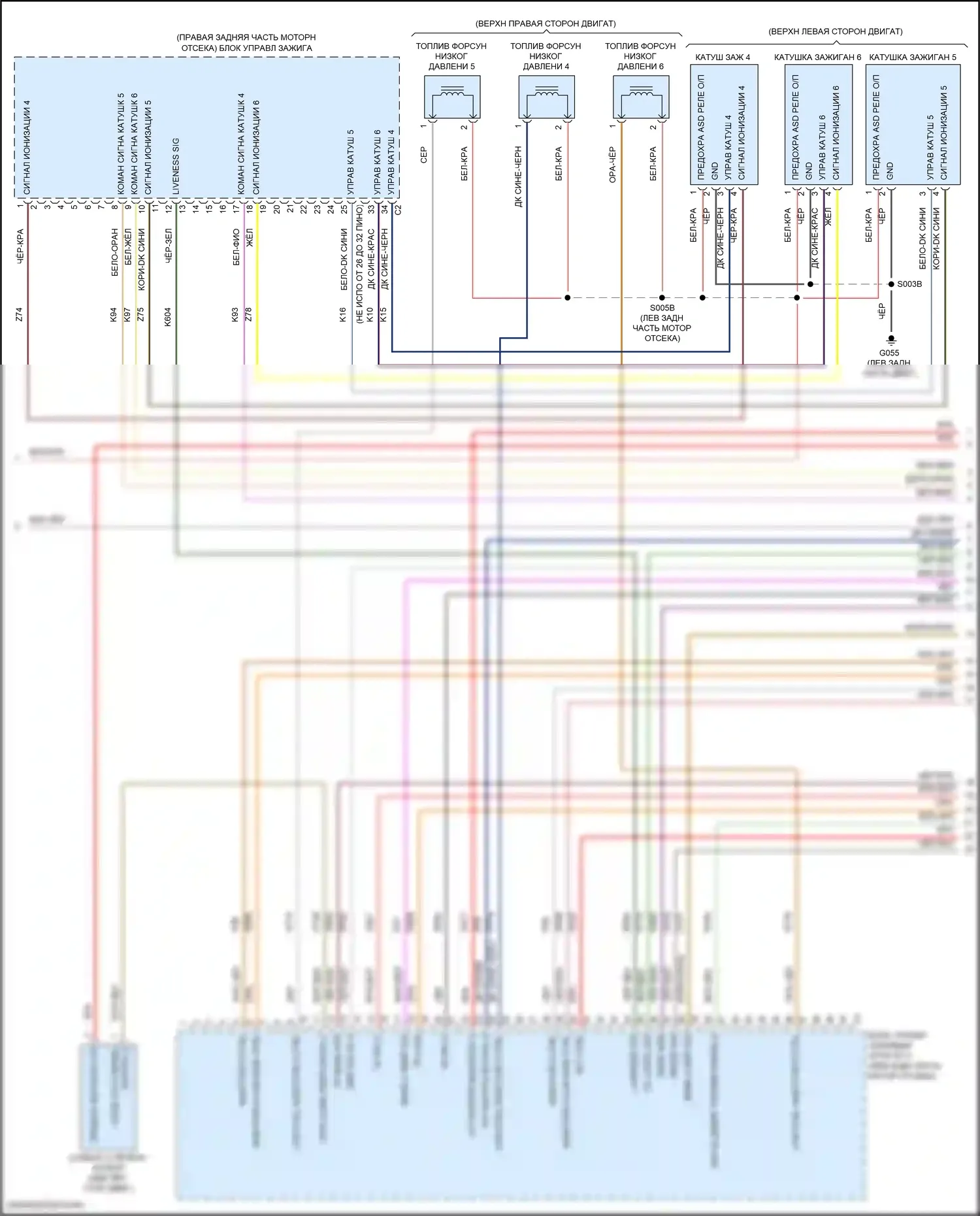Giulia Alfa Romeo 952 (2016-2024): Электросхема двигателя 2.9л турбо (10 из 12) 