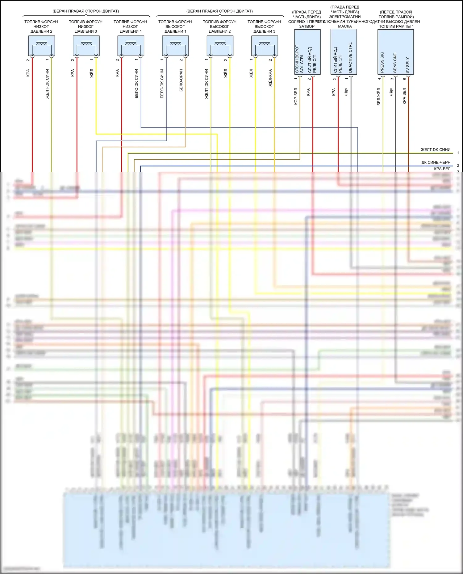Giulia Alfa Romeo 952 (2016-2024): Электросхема двигателя 2.9л турбо (5 из 12) 