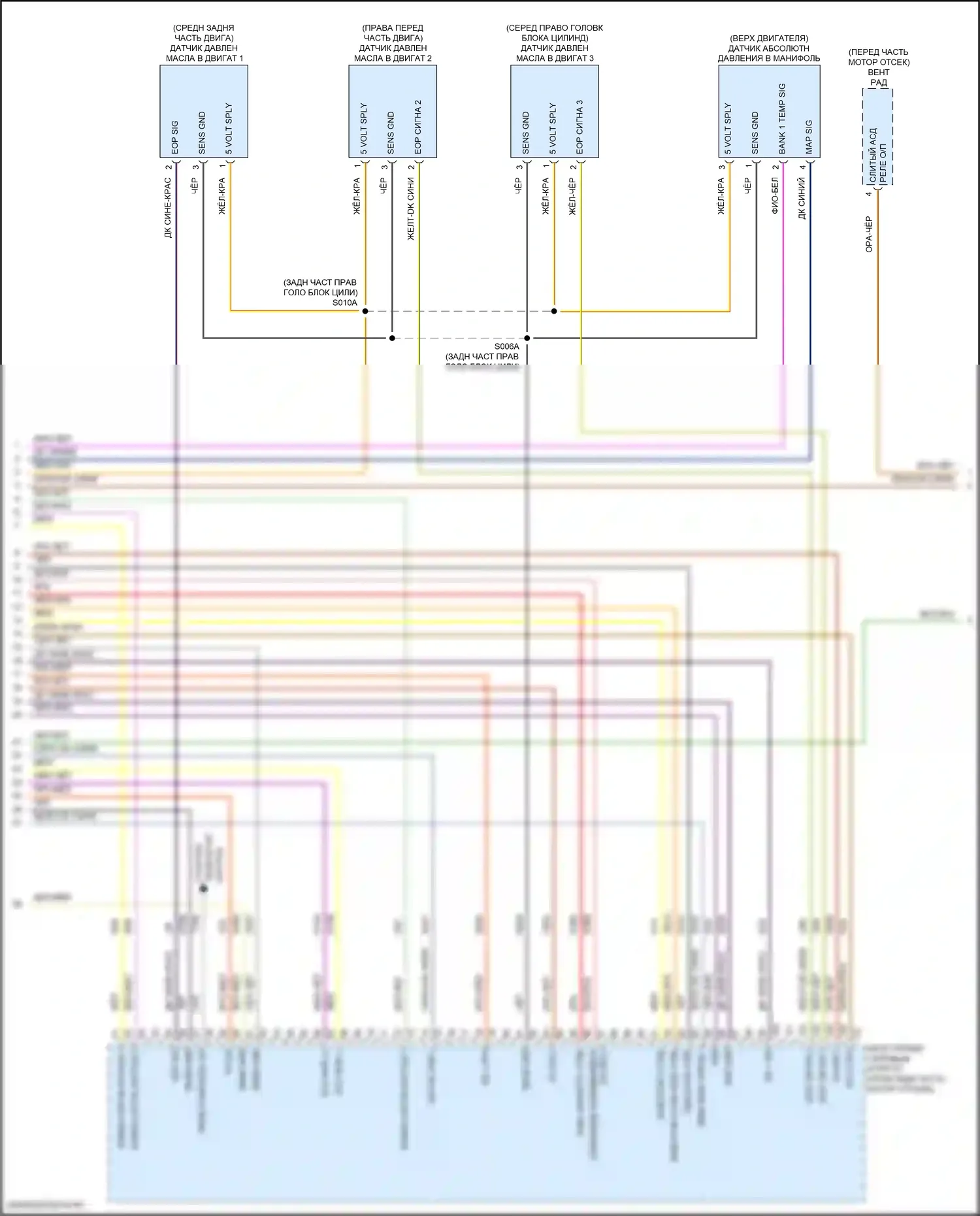 Giulia Alfa Romeo 952 (2016-2024): Электросхема двигателя 2.9л турбо (7 из 12) 