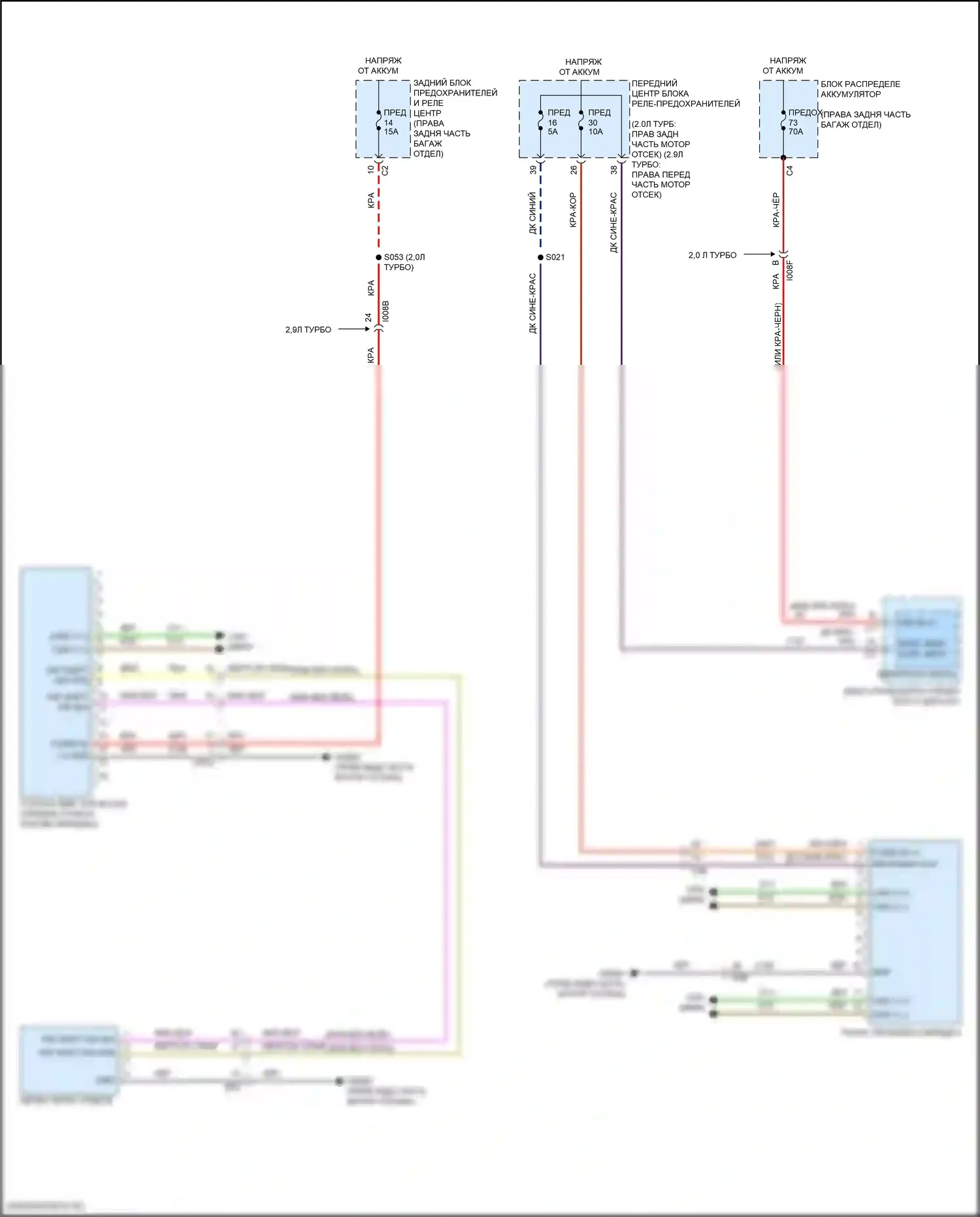 Giulia Alfa Romeo 952 (2016-2024): Электросхема автоматической коробки передач 