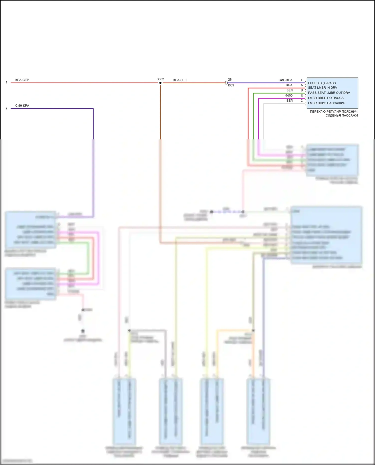 Giulia Alfa Romeo 952 (2016-2024): Электросхема гнезда памяти, основание (2 из 2) 