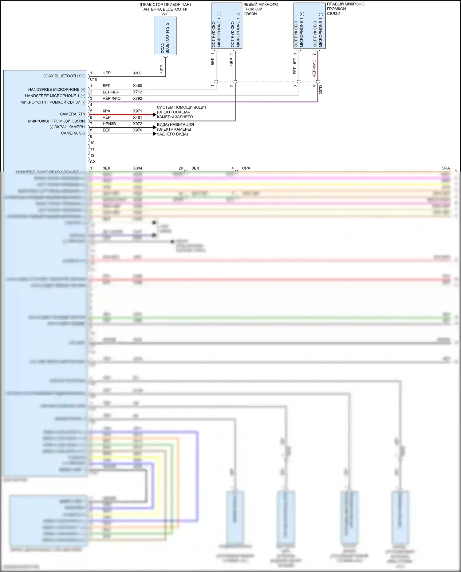 Giulia Alfa Romeo 952 (2016-2024): Электросхема навигации, база (1 из 3) 