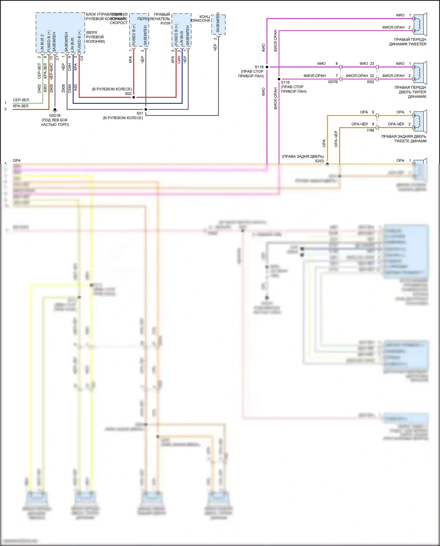 Giulia Alfa Romeo 952 (2016-2024): Электросхема навигации, база (3 из 3) 