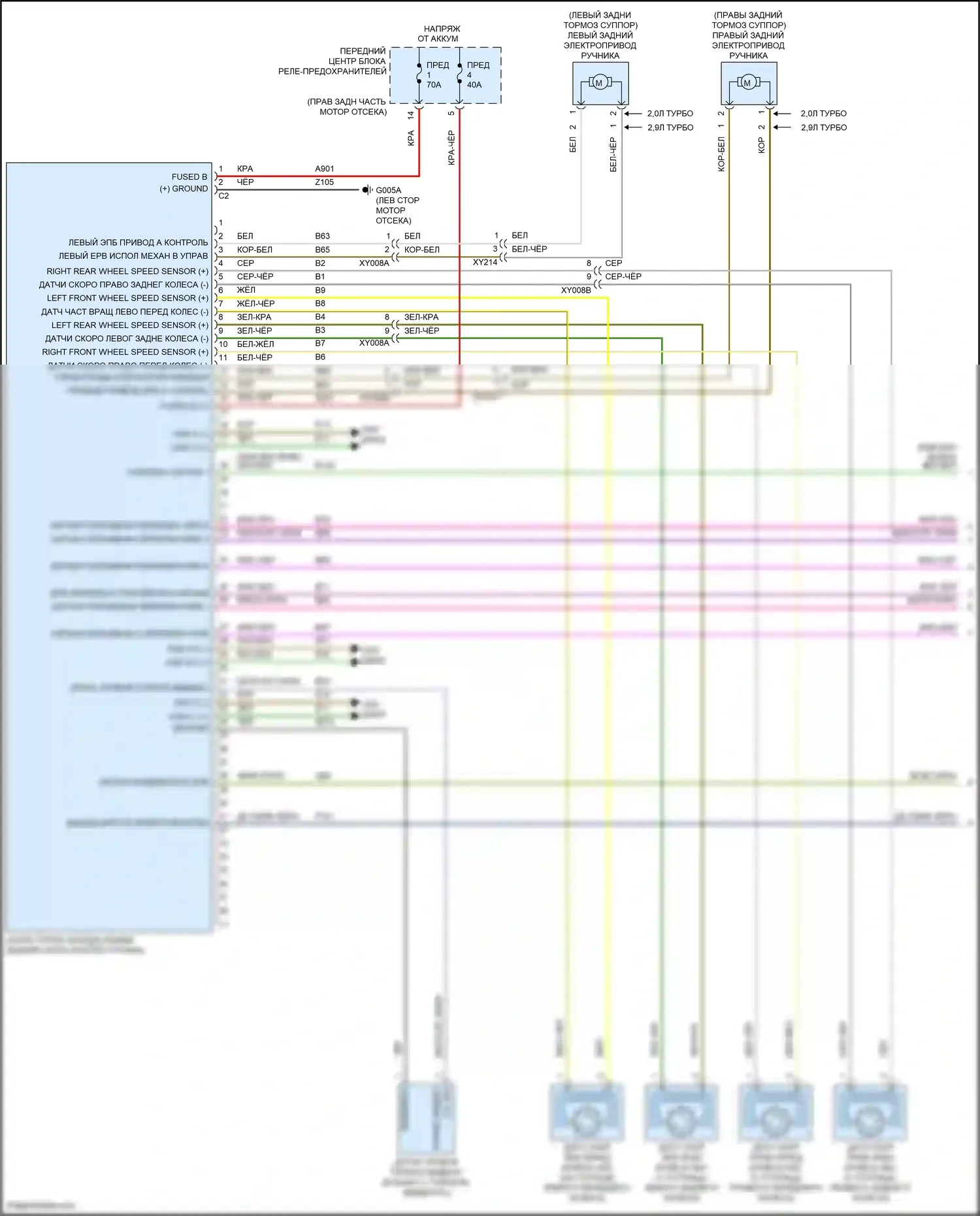 Stelvio Alfa Romeo I (2017-2024): Антиблокировочная система abs электросхема (1 из 2) 