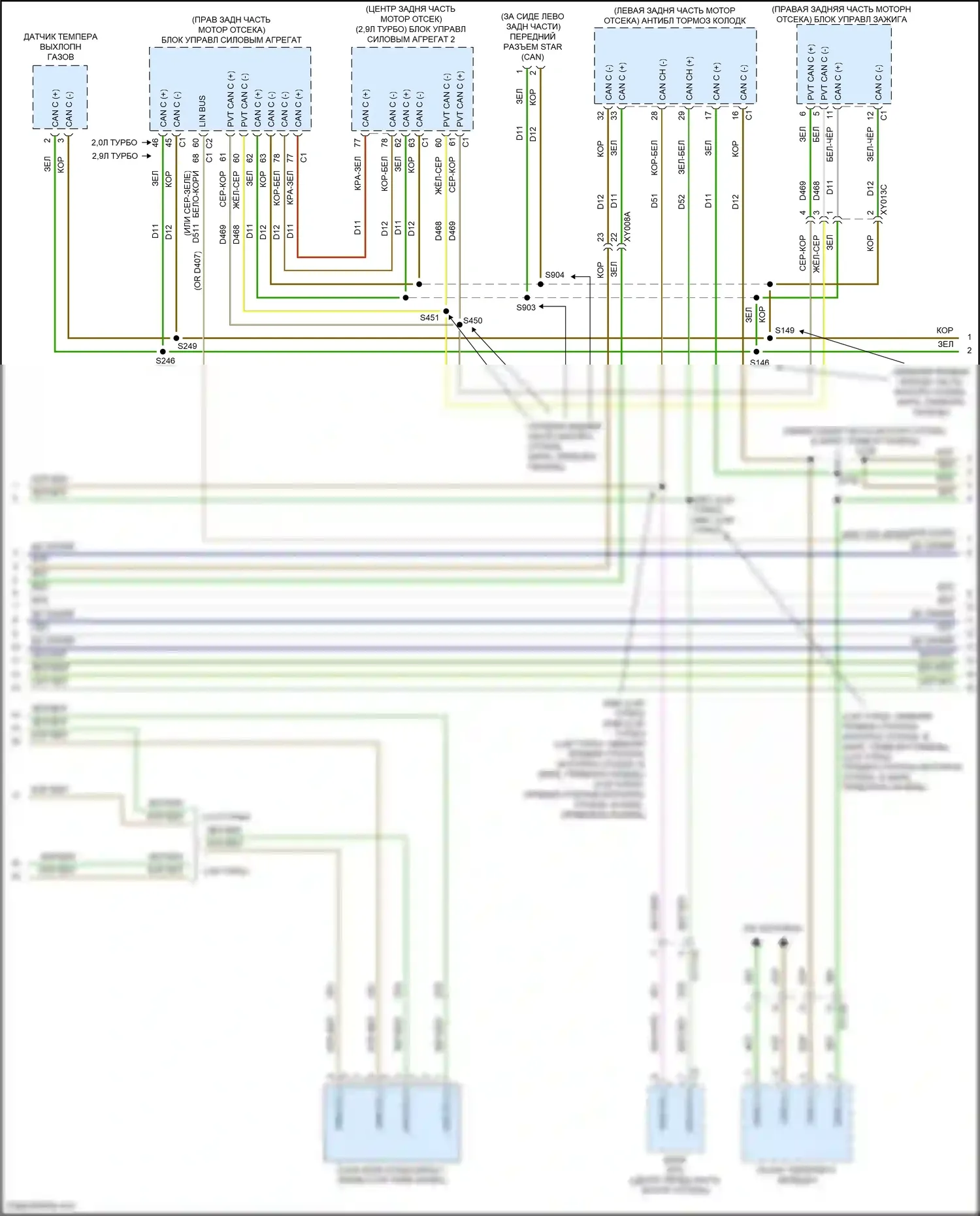 Stelvio Alfa Romeo I (2017-2024): Can шина электросхема (4 из 6) 