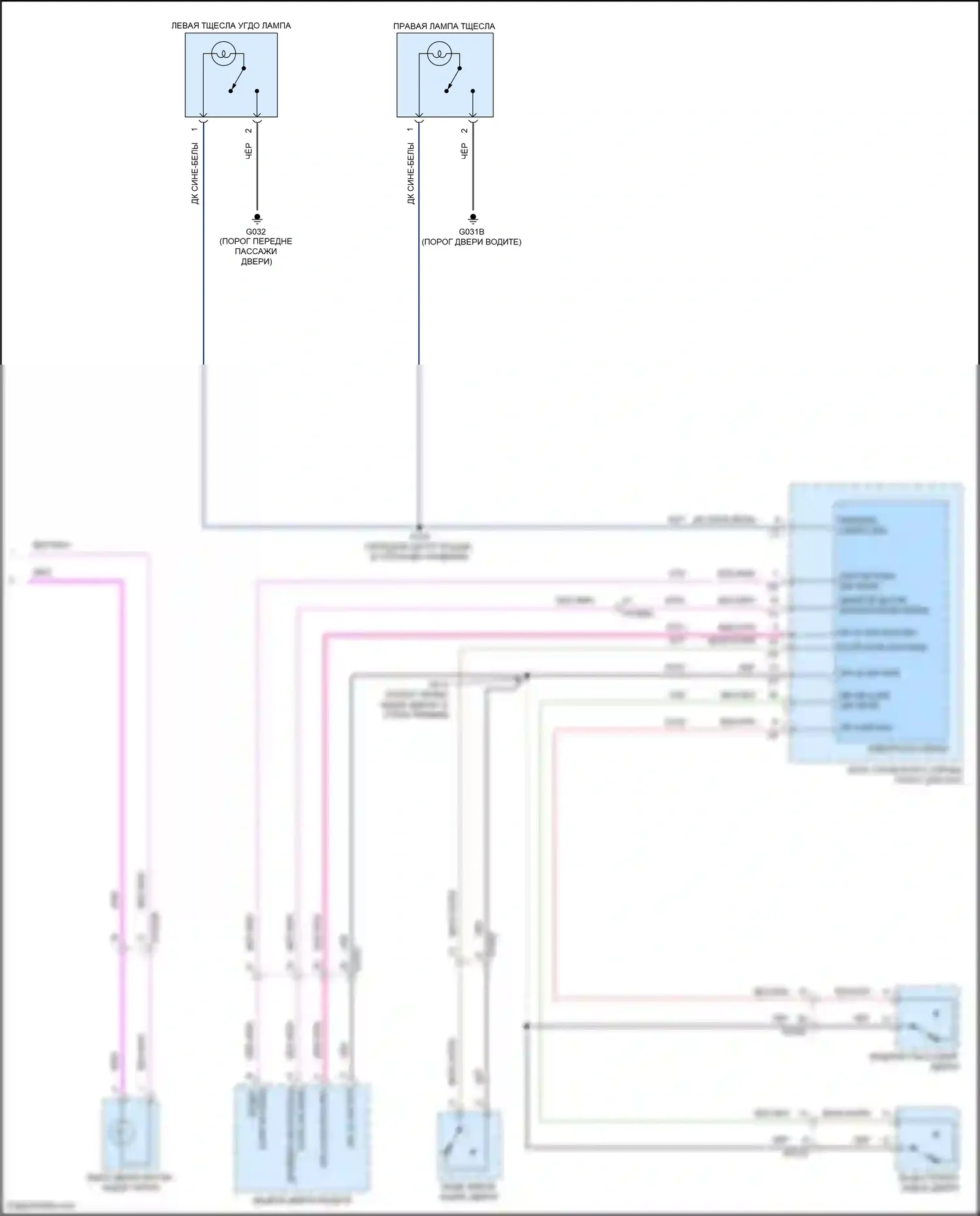 Stelvio Alfa Romeo I (2017-2024): Электросхема освещения салона (3 из 3) 