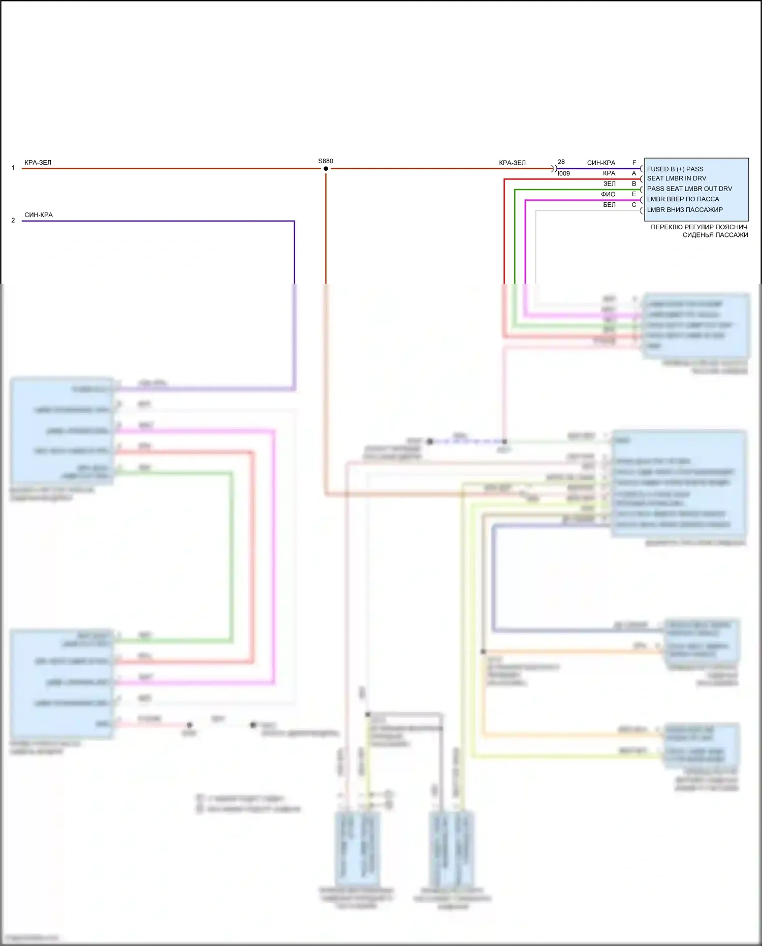 Stelvio Alfa Romeo I (2017-2024): Электросхема гнезда памяти, основание (2 из 2) 