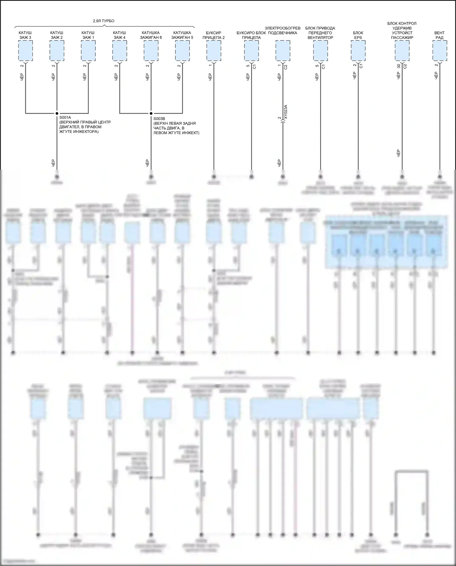 Stelvio Alfa Romeo I (2017-2024): Электросхема точек подключения масс (4 из 4) 