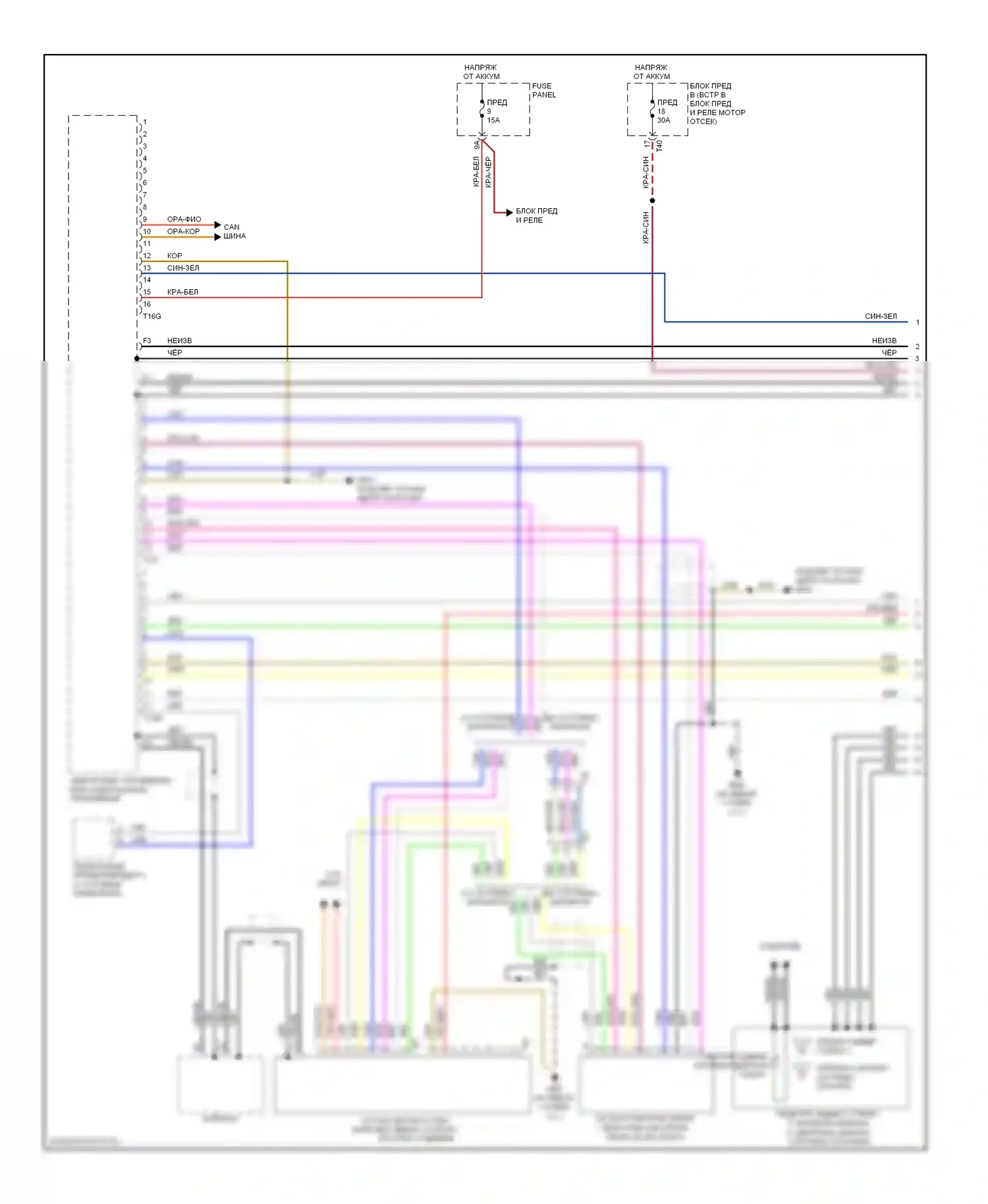 A3 Audi 8P рестайлинг 2 (2008-2013): Электросхема магнитолы, с rns-e, с bose (1 из 3) 