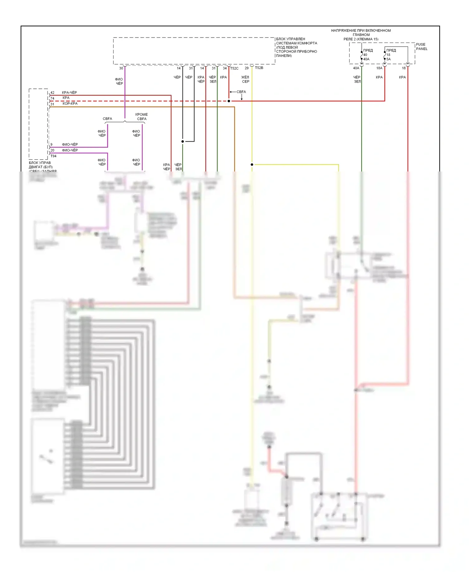 A3 Audi 8P рестайлинг 2 (2008-2013): Электросхема стартера 