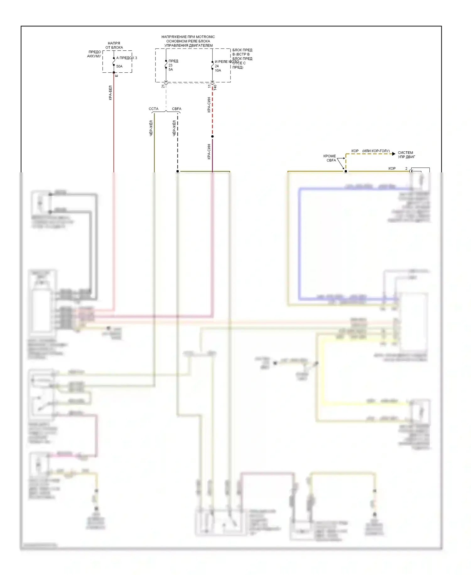 A3 Audi 8P рестайлинг 2 (2008-2013): Электросхема вентилятора охлаждения 