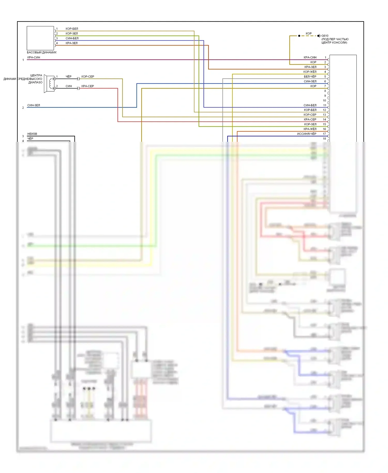 A3 Audi 8P рестайлинг (2004-2008): Электросхема магнитола/навигации, с rns-e, с bose (2 из 2) 