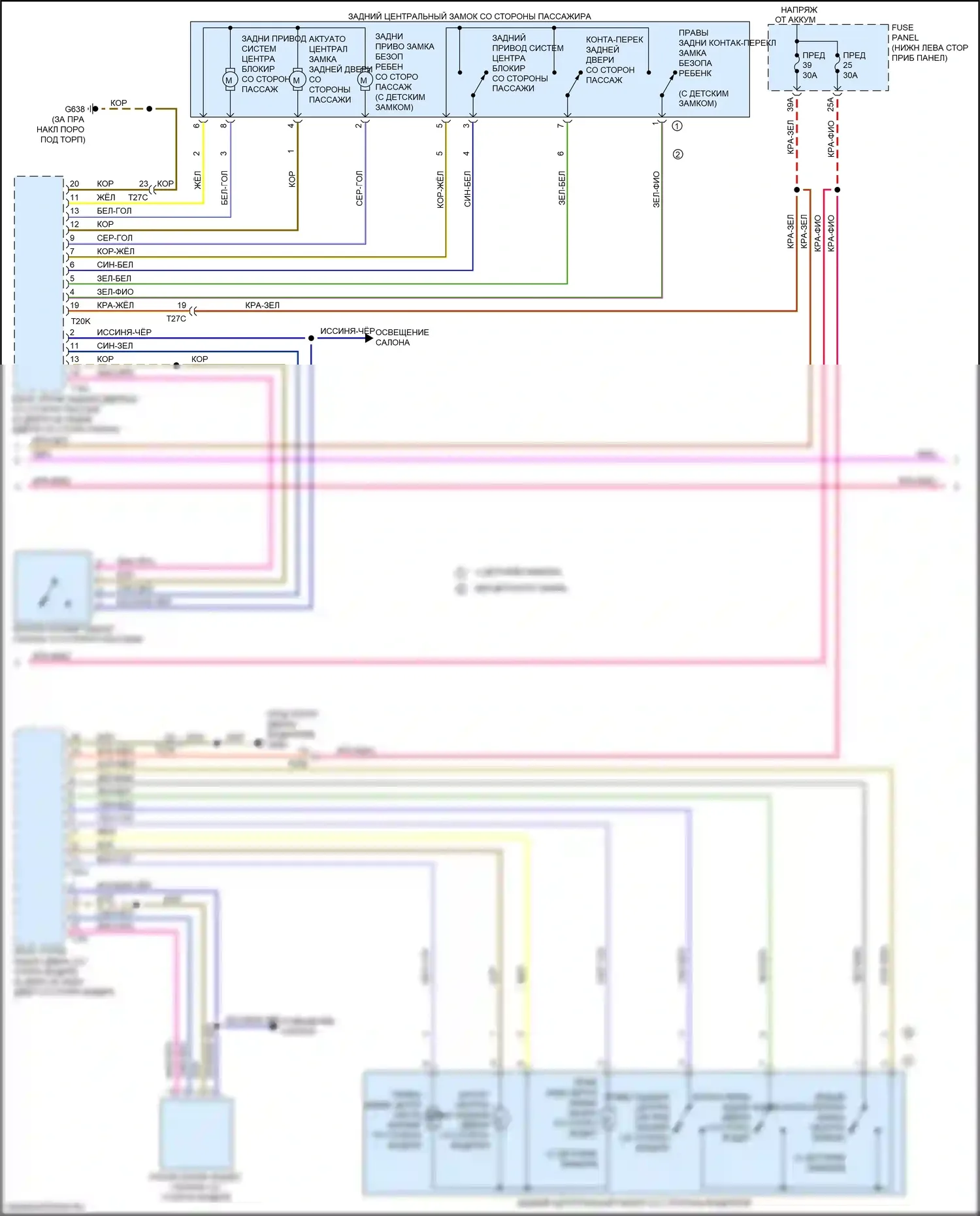 A3 Audi 8V рестайлинг (2016-2020): Электросхема защиты от взлома (2 из 3) 