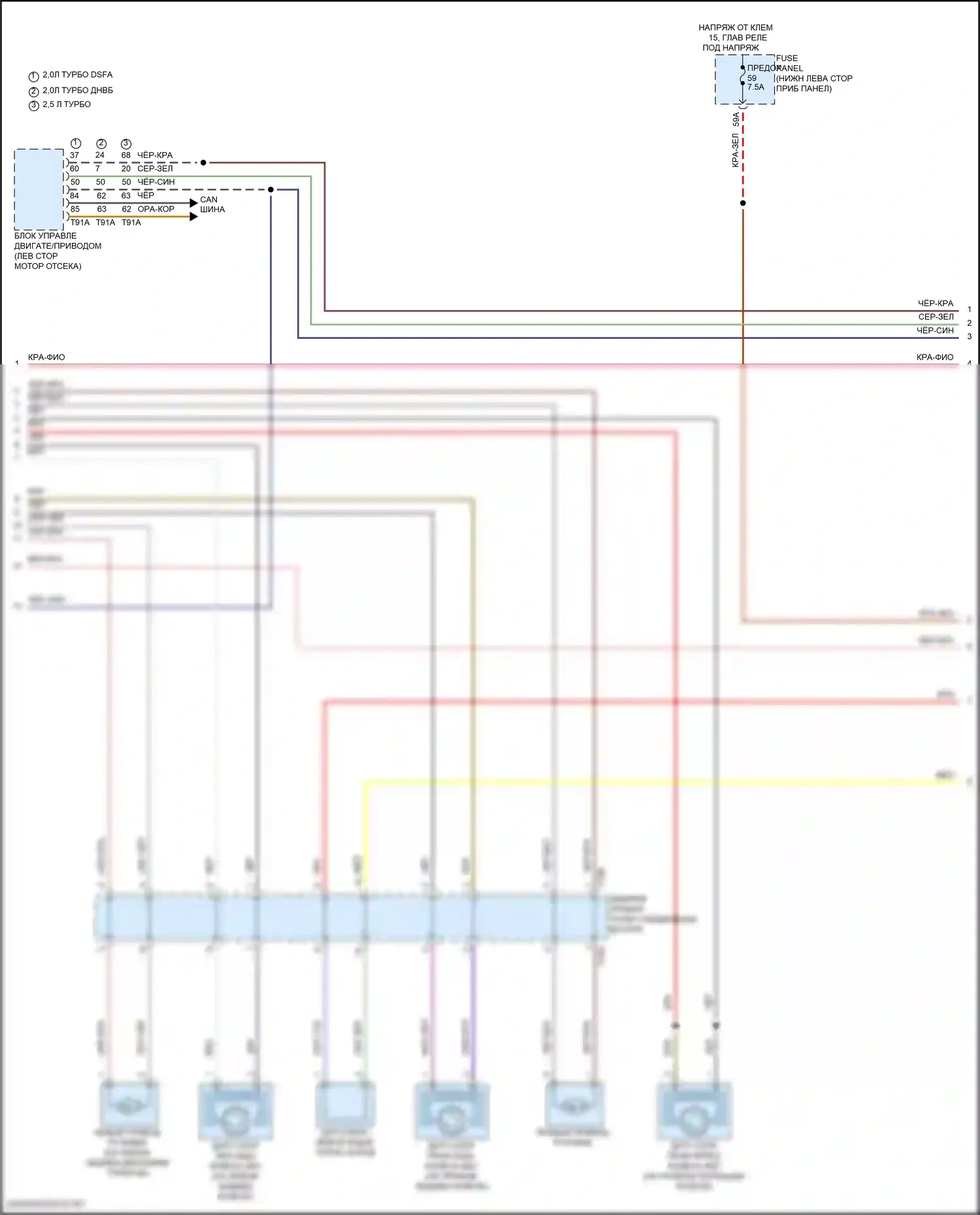A3 Audi 8Y (2020-2024): Антиблокировочная система abs электросхема (2 из 3) 