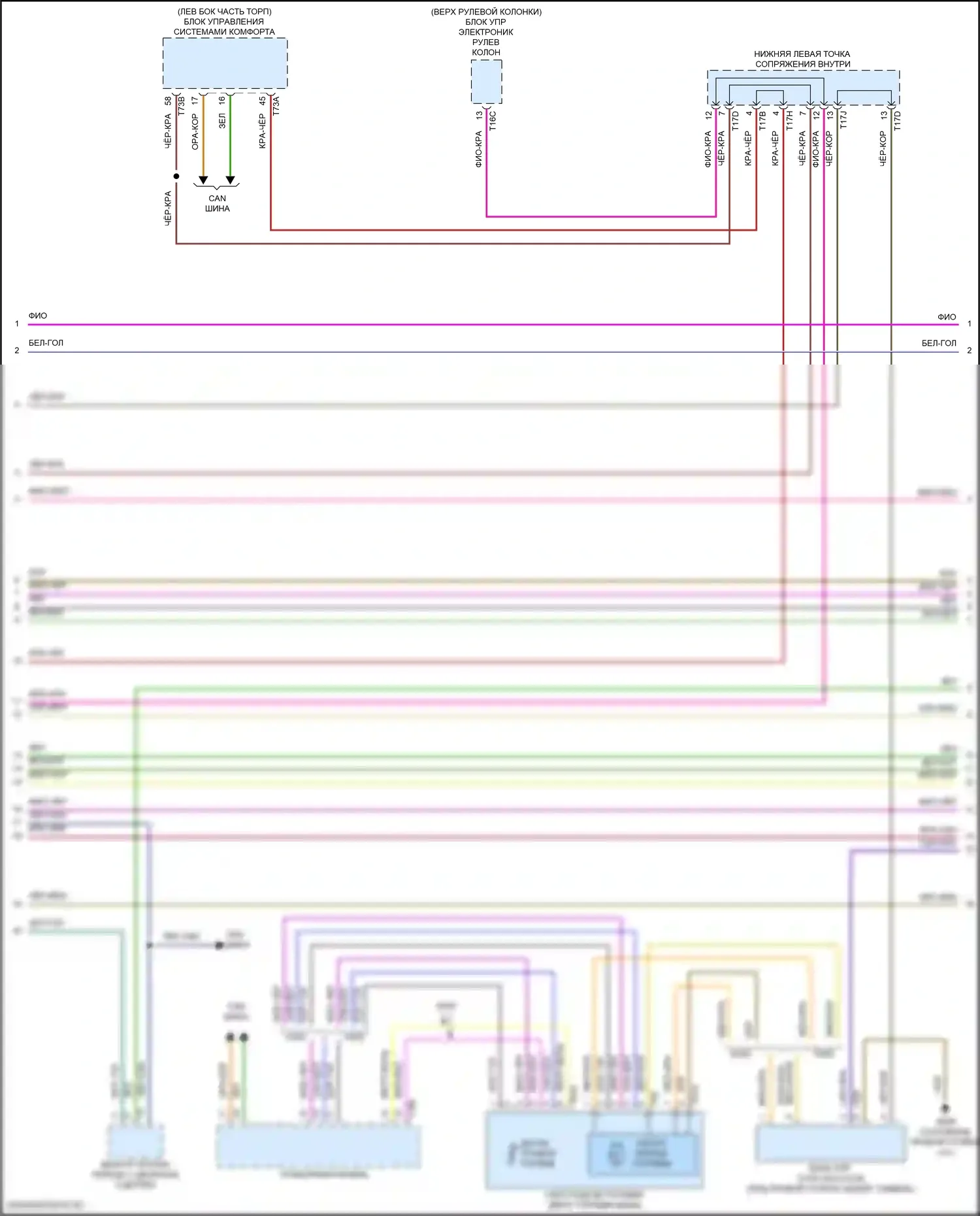 A3 Audi 8Y (2020-2024): Электросхема двигателя 2.0л турбо (2 из 10) 
