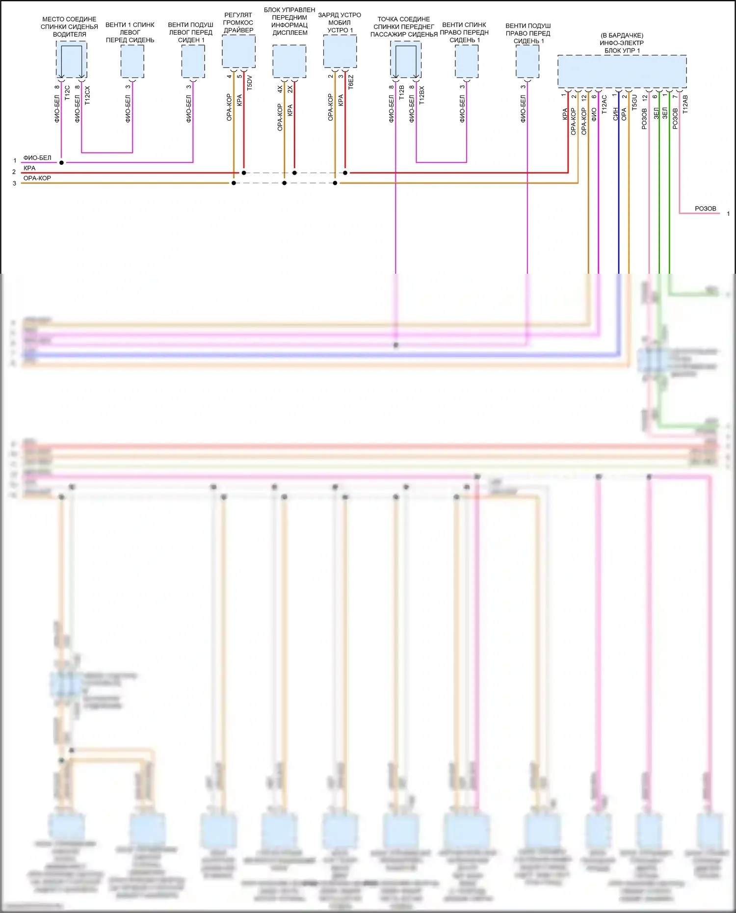 A4 Allroad Quattro Audi B9 рестайлинг (2019-2024): Can шина электросхема (7 из 8) 