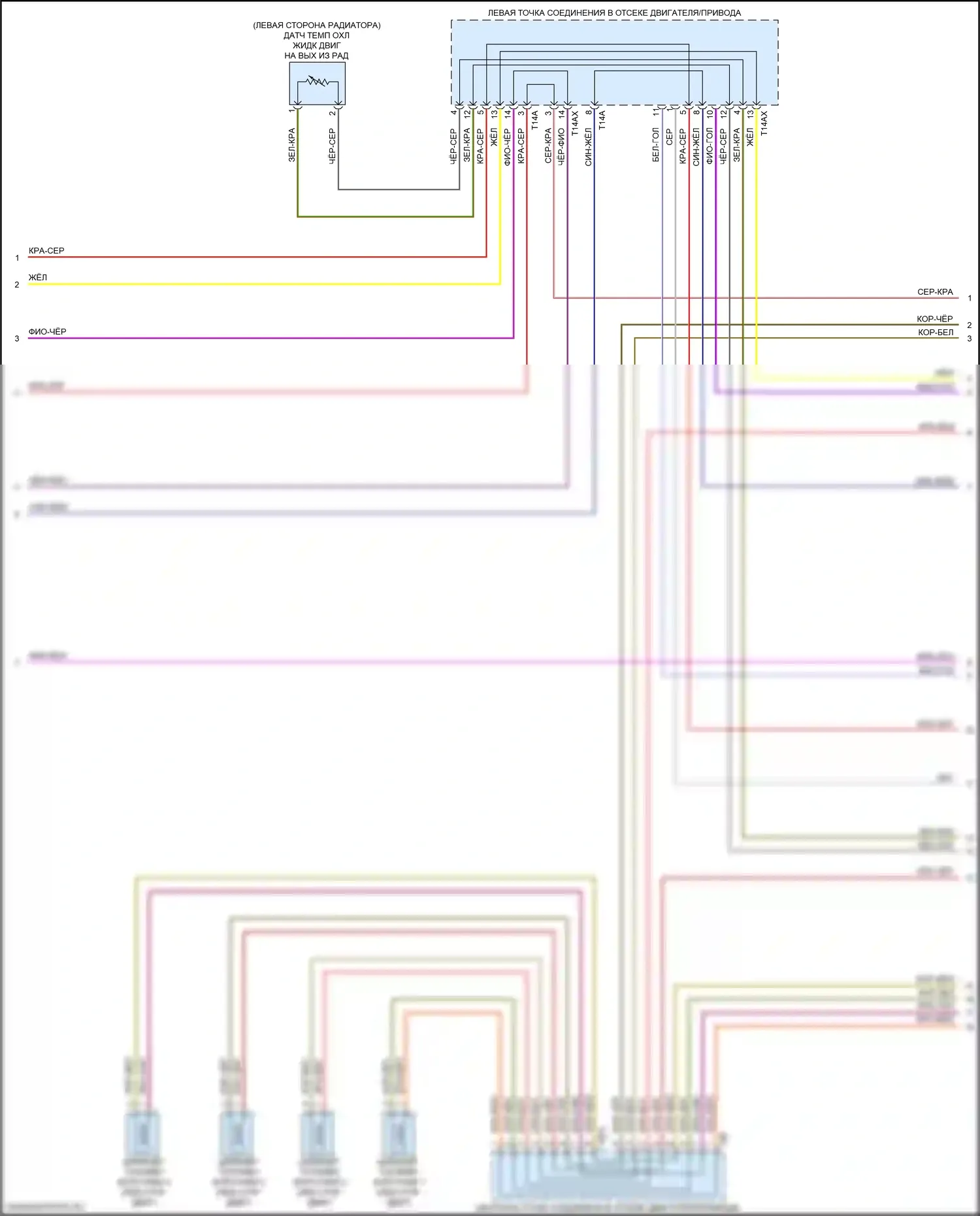 A4 Allroad Quattro Audi B9 рестайлинг (2019-2024): Электросхема двигателя 2.0л турбо гибрид, дмса (5 из 9) 