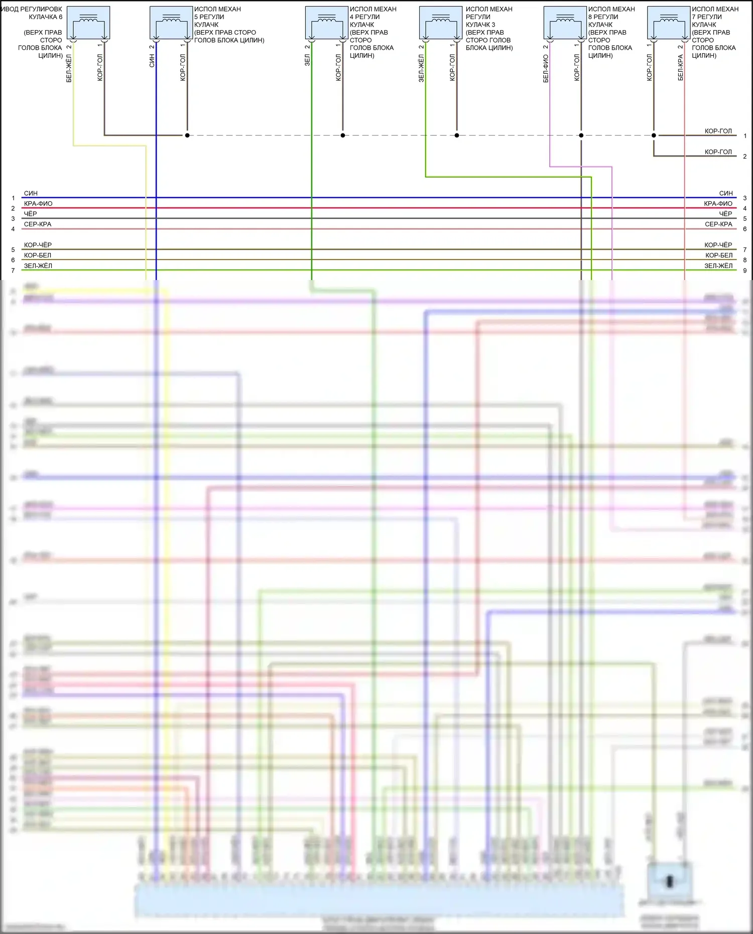 A4 Allroad Quattro Audi B9 рестайлинг (2019-2024): Электросхема двигателя 2.0л турбо гибрид, дмса (7 из 9) 