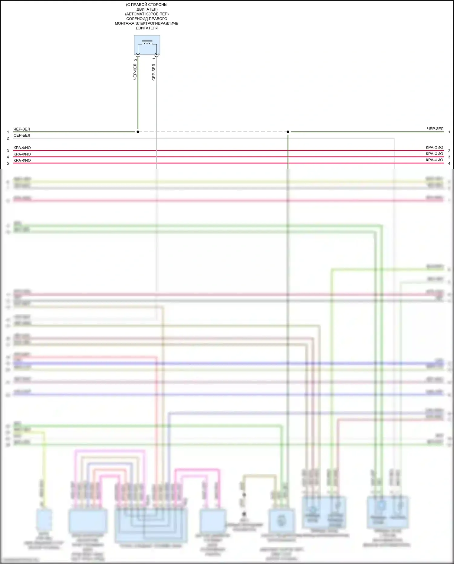 A4 Allroad Quattro Audi B9 (2016-2020): Электросхема двигатель 2.0л турбо, электросхема органов управления двигателем (2 из 10) 