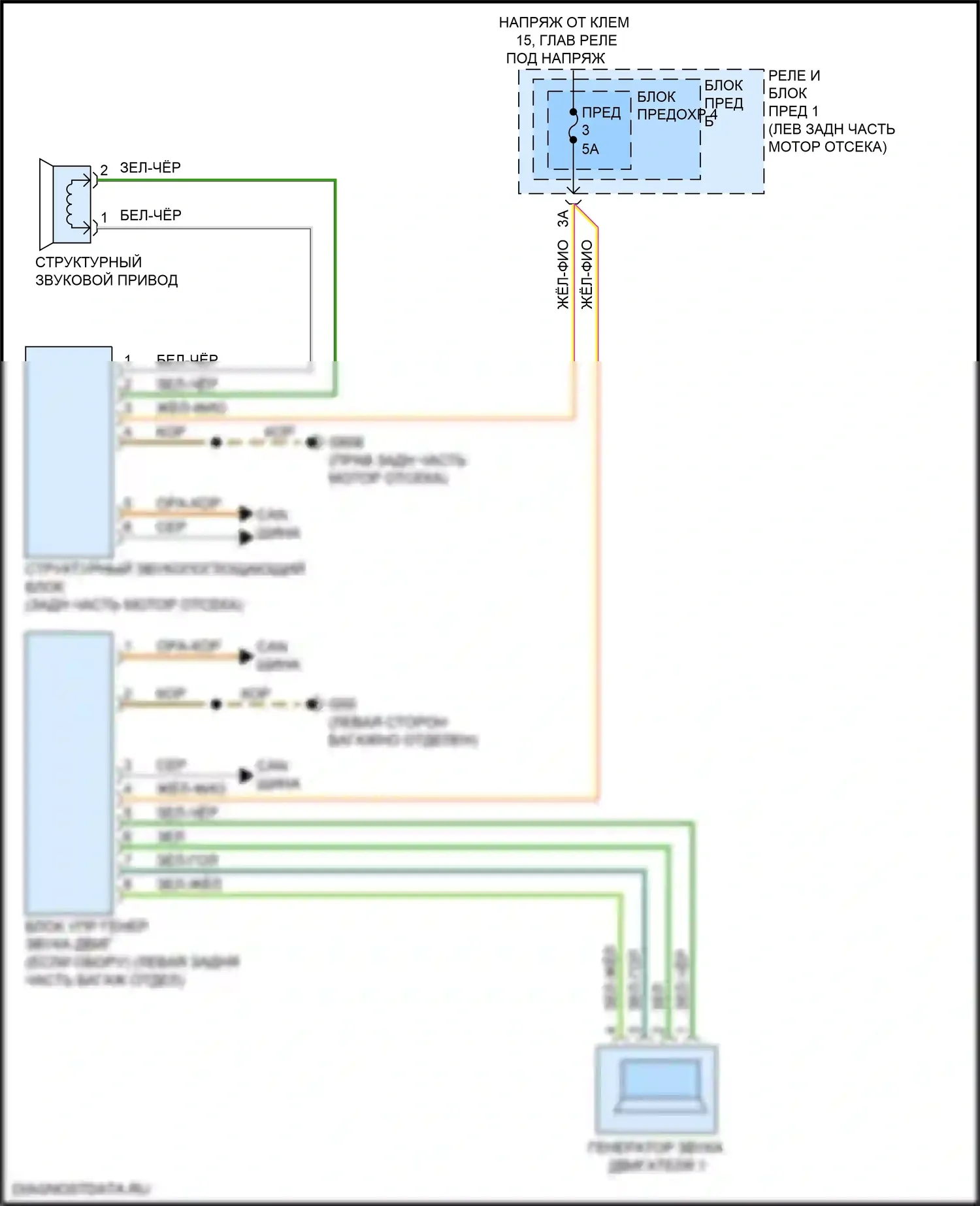 A4 Allroad Quattro Audi B9 (2016-2020): Электросхема двигатель 2.0л турбо, структура несет звук привод электросхема 