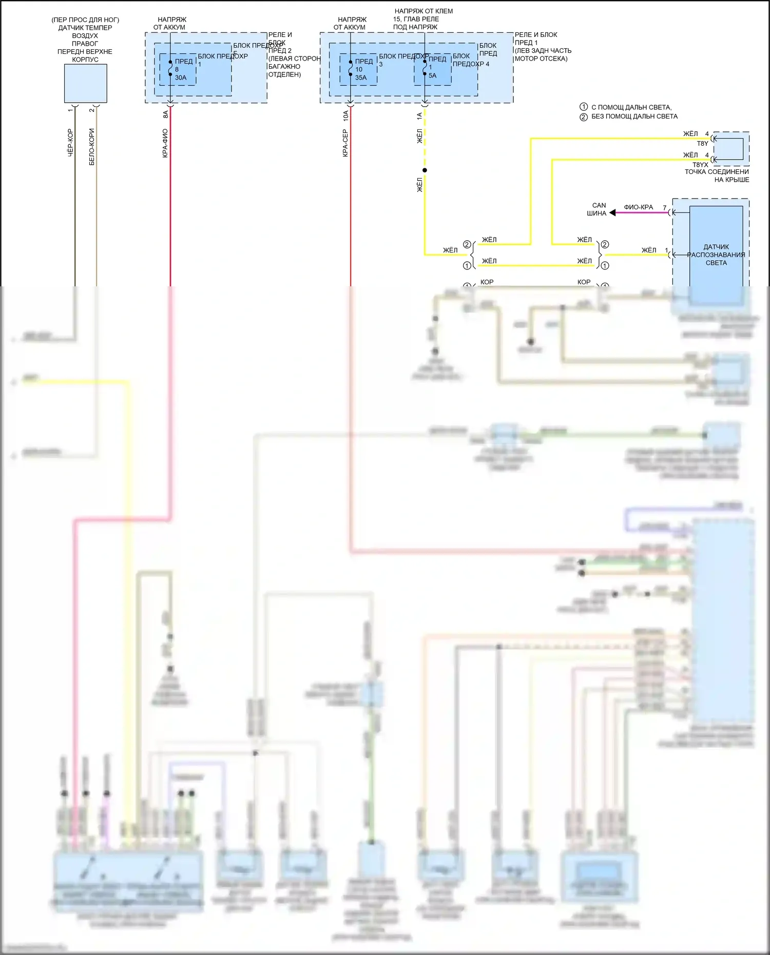 A4 Allroad Quattro Audi B9 (2016-2020): Электросхема климат контроля, без climat (3 из 4) 